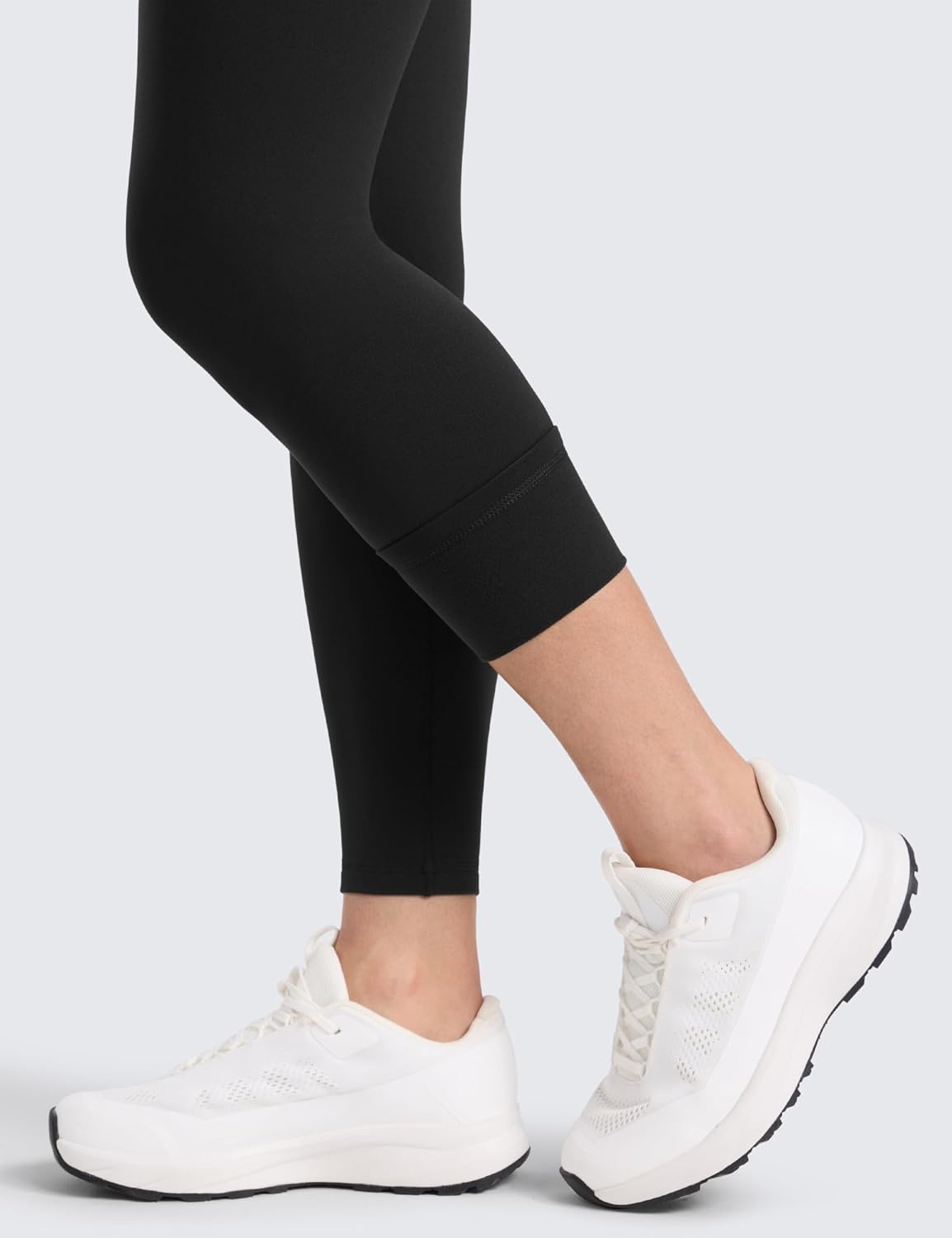 image:imageCRZ YOGA Matte Thermal Fleece Lined Leggings 25 Casual Lounge Workout Womens Yoga High Waisted Pants Winter WarmBlack