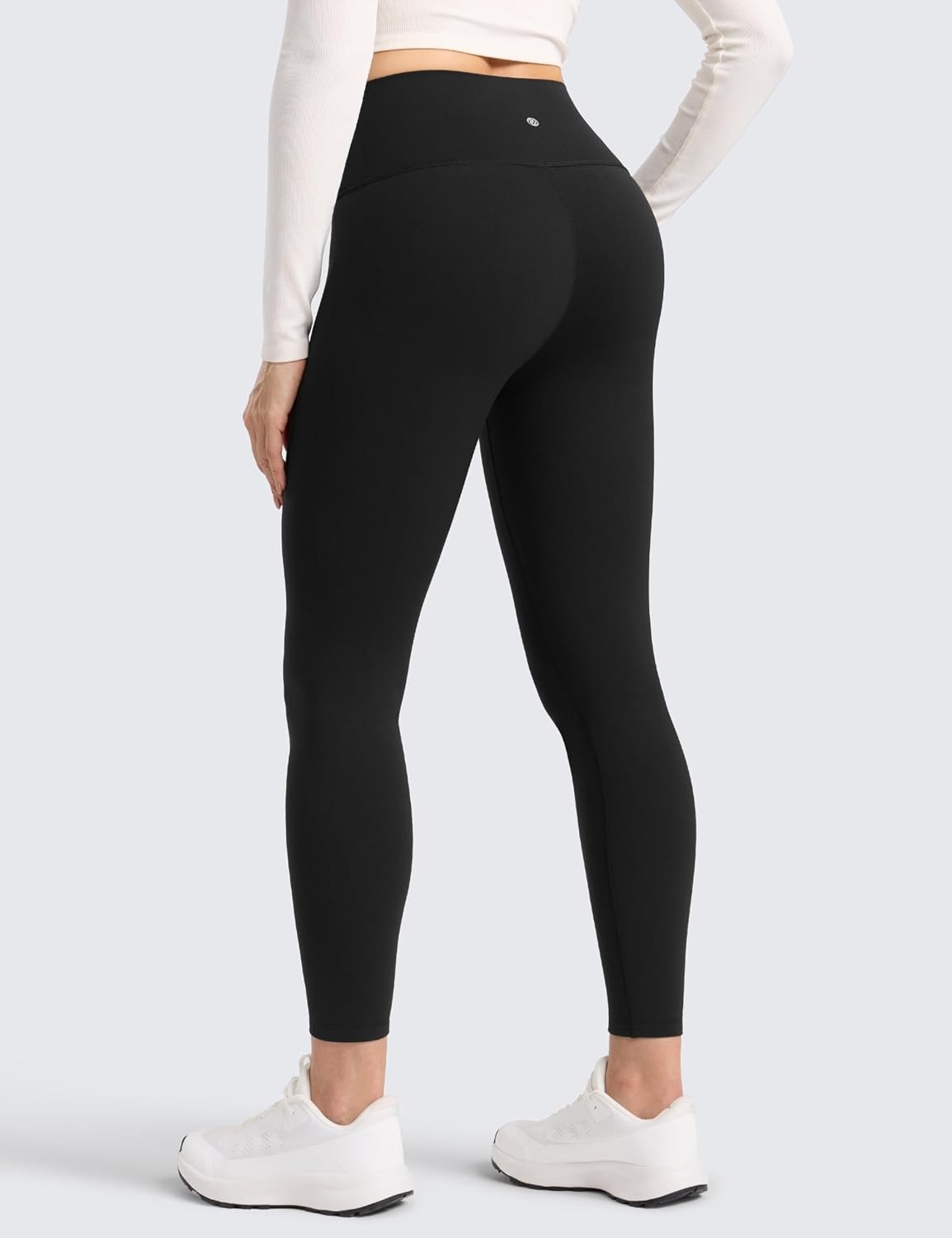 image:imageCRZ YOGA Matte Thermal Fleece Lined Leggings 25 Casual Lounge Workout Womens Yoga High Waisted Pants Winter WarmBlack