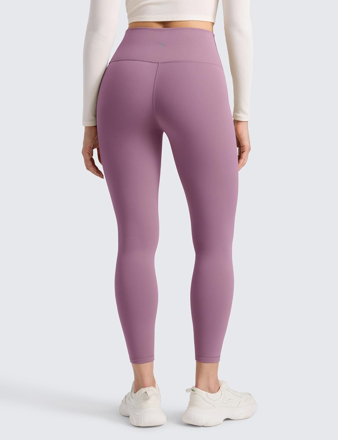 image:imageCRZ YOGA Matte Thermal Fleece Lined Leggings 25 Casual Lounge Workout Womens Yoga High Waisted Pants Winter WarmLight Lavender