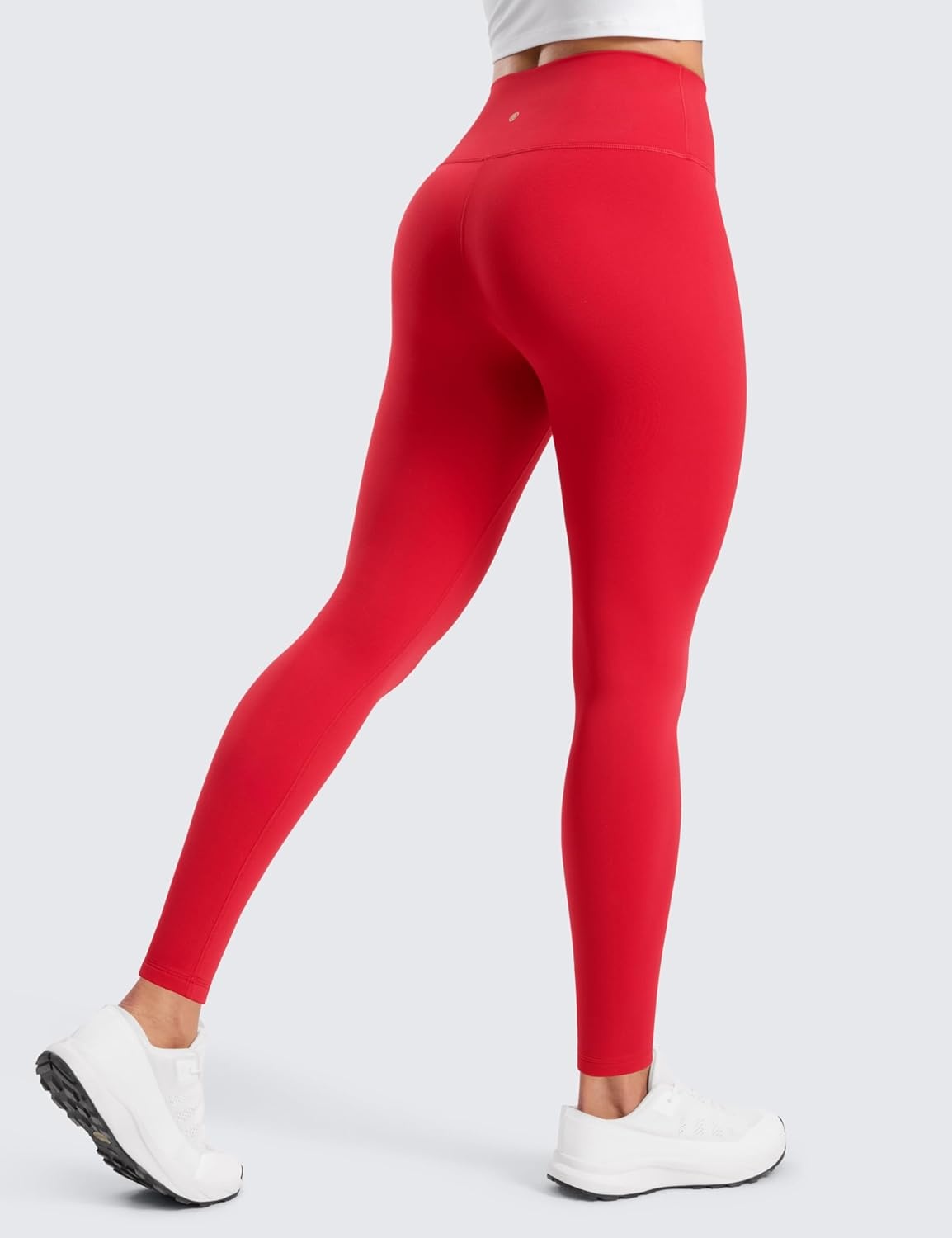 image:imageCRZ YOGA Matte Thermal Fleece Lined Leggings 28 Casual Lounge Workout Womens Yoga Full Length Pants Winter WarmAurora Red