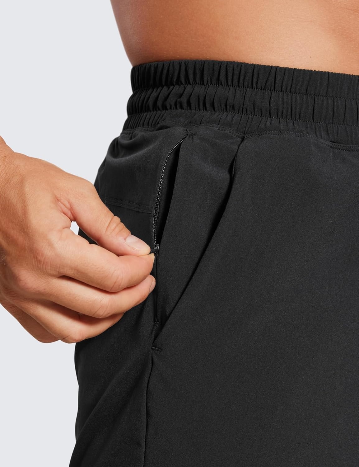 image:imageCRZ YOGA Mens 2 in 1 Running Shorts 5 Lined Workout Quick Dry for Workout Sports Athletic with PocketsBlack