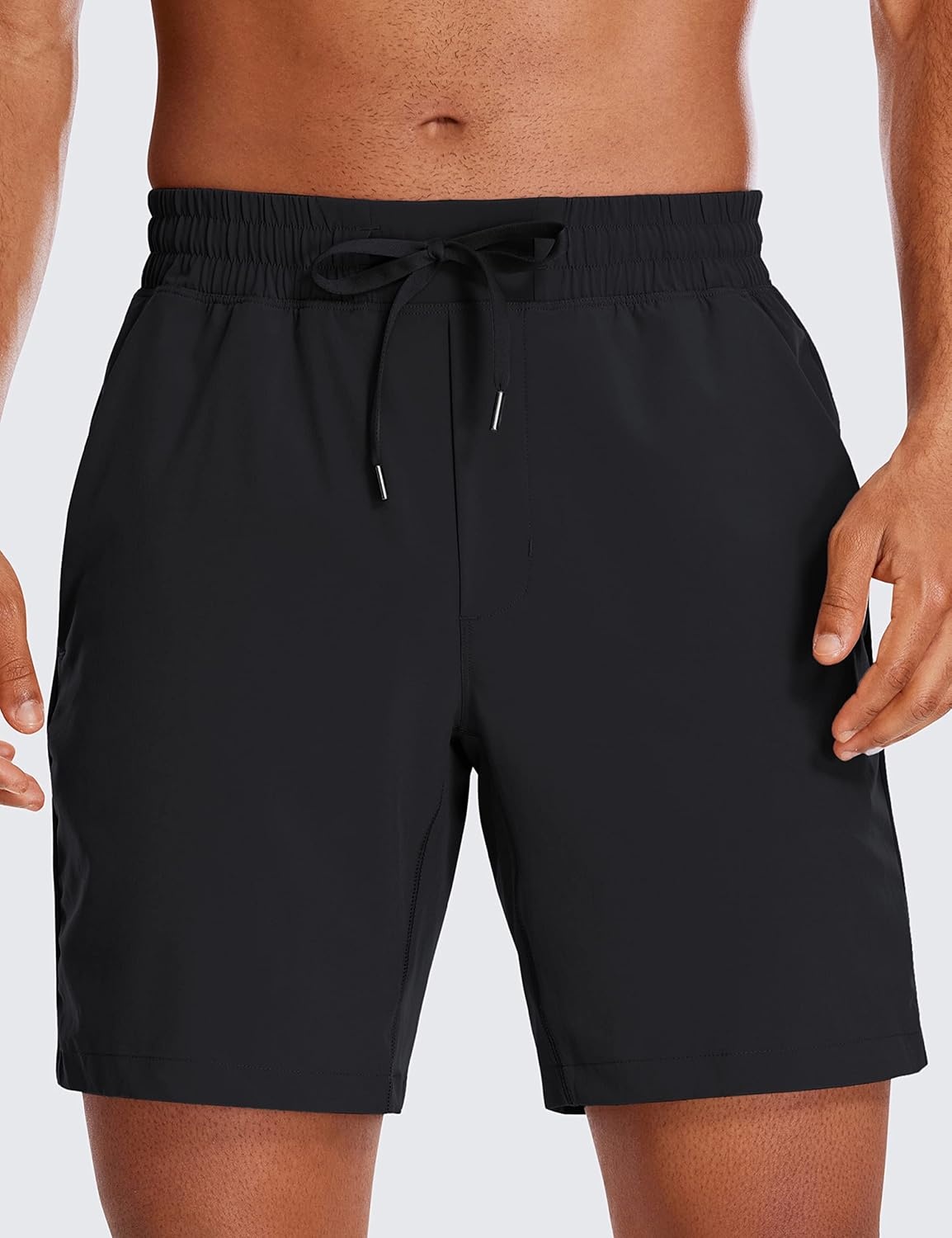 image:imageCRZ YOGA Mens 2 in 1 Running Shorts 7 Lined Workout Quick Dry Lightweight for Sports Athletic with PocketsBlack