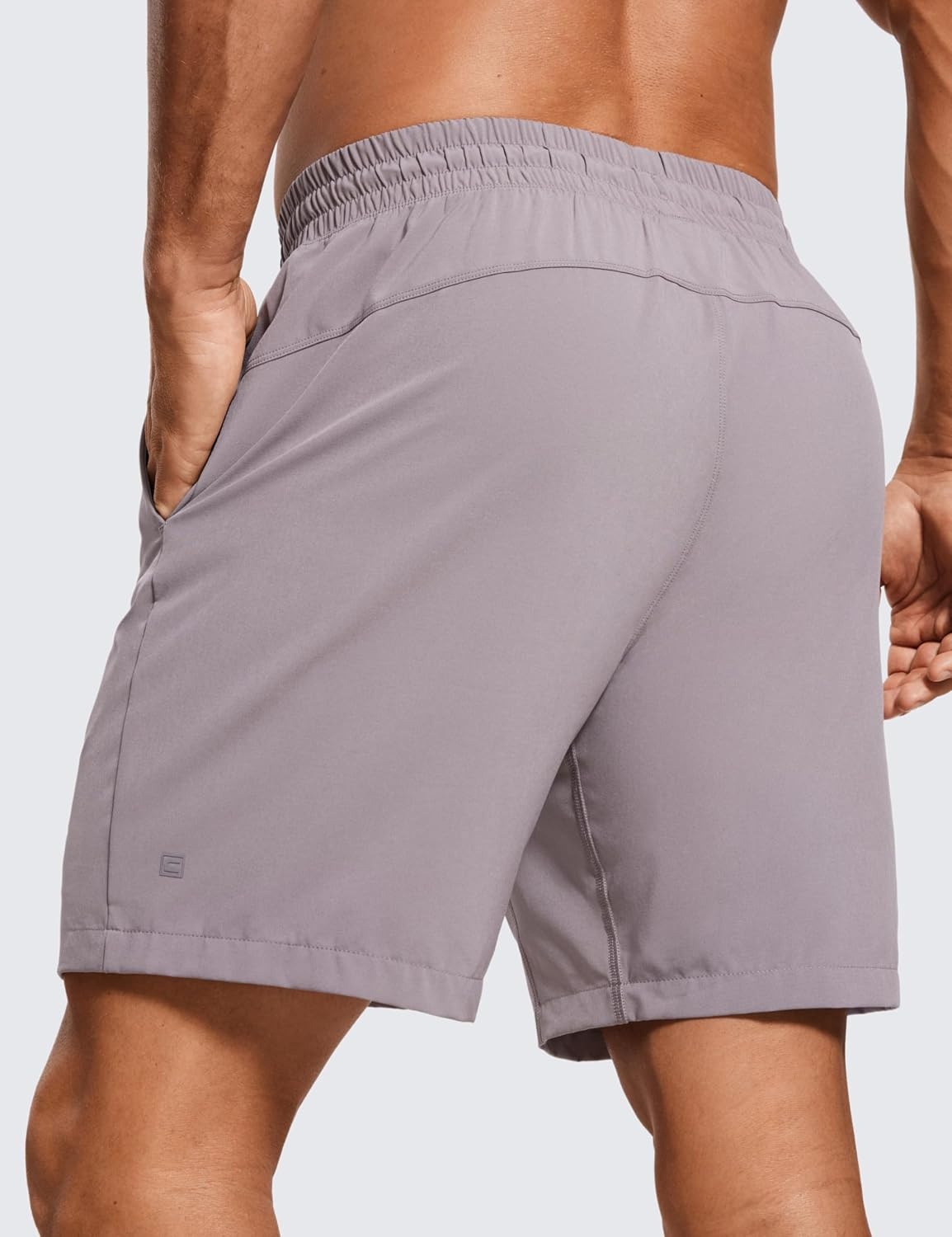 image:imageCRZ YOGA Mens 2 in 1 Running Shorts 7 Lined Workout Quick Dry Lightweight for Sports Athletic with PocketsLunar Rock