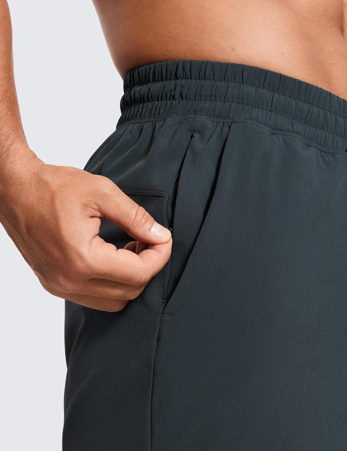 image:imageCRZ YOGA Mens 2 in 1 Running Shorts 7 Lined Workout Quick Dry Lightweight for Sports Athletic with PocketsMelanite