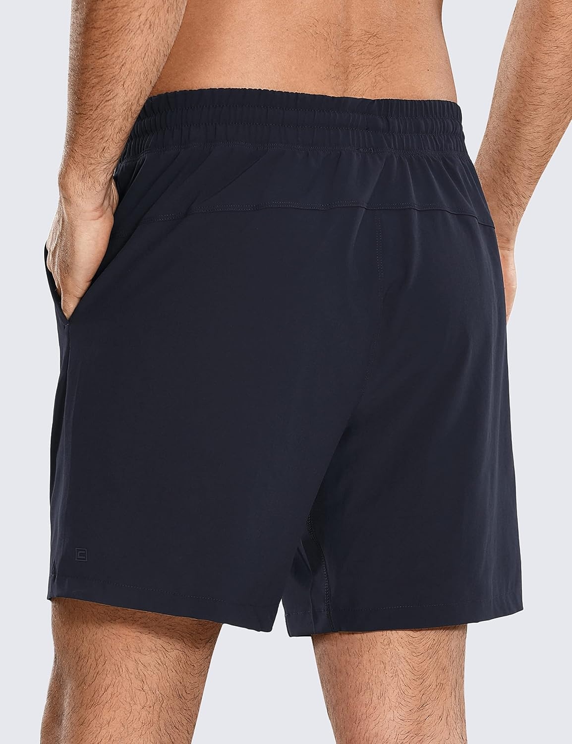 image:imageCRZ YOGA Mens 2 in 1 Running Shorts 7 Lined Workout Quick Dry Lightweight for Sports Athletic with PocketsNavy