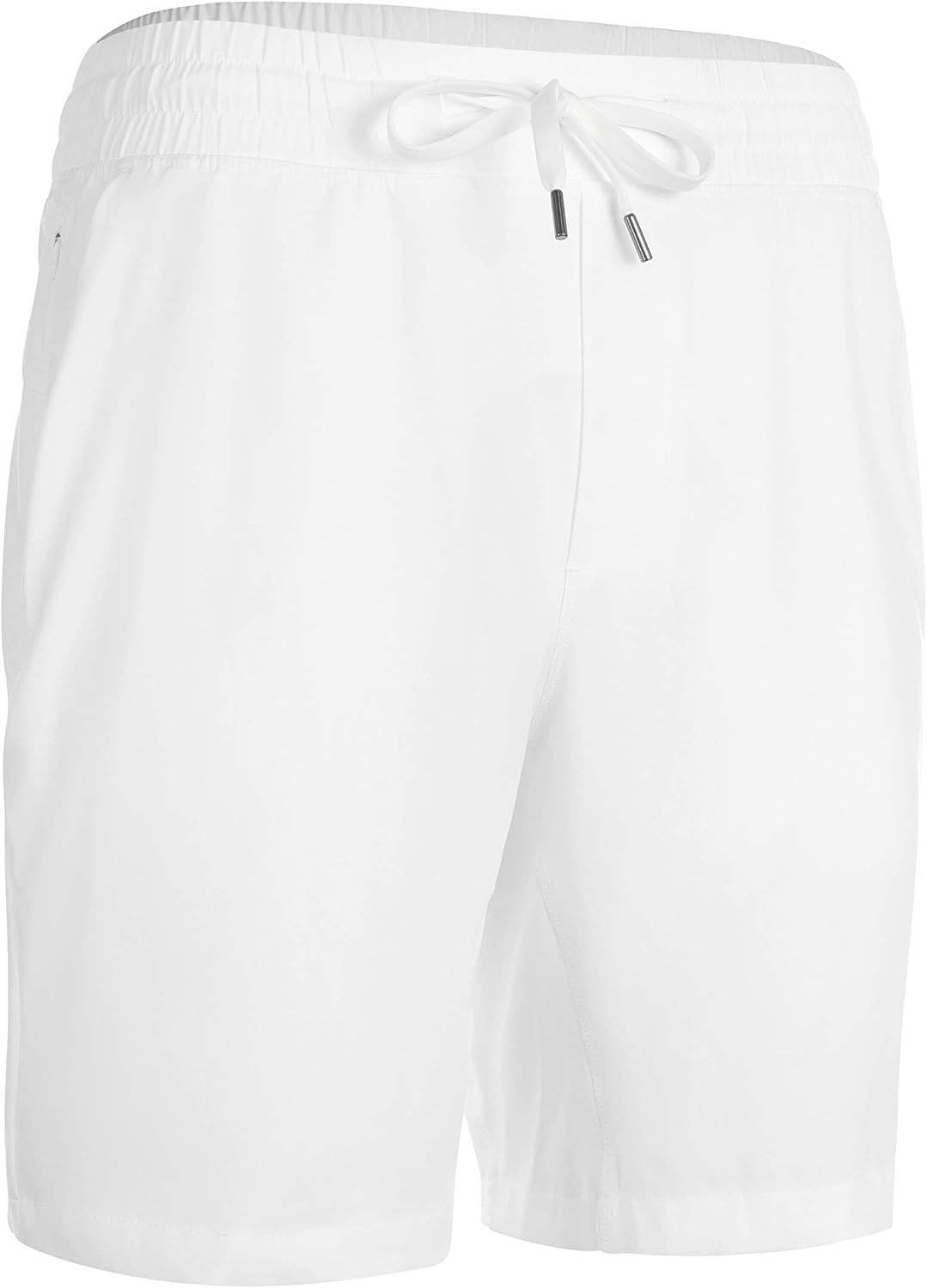 image:imageCRZ YOGA Mens 2 in 1 Running Shorts 7 Lined Workout Quick Dry Lightweight for Sports Athletic with PocketsWhite