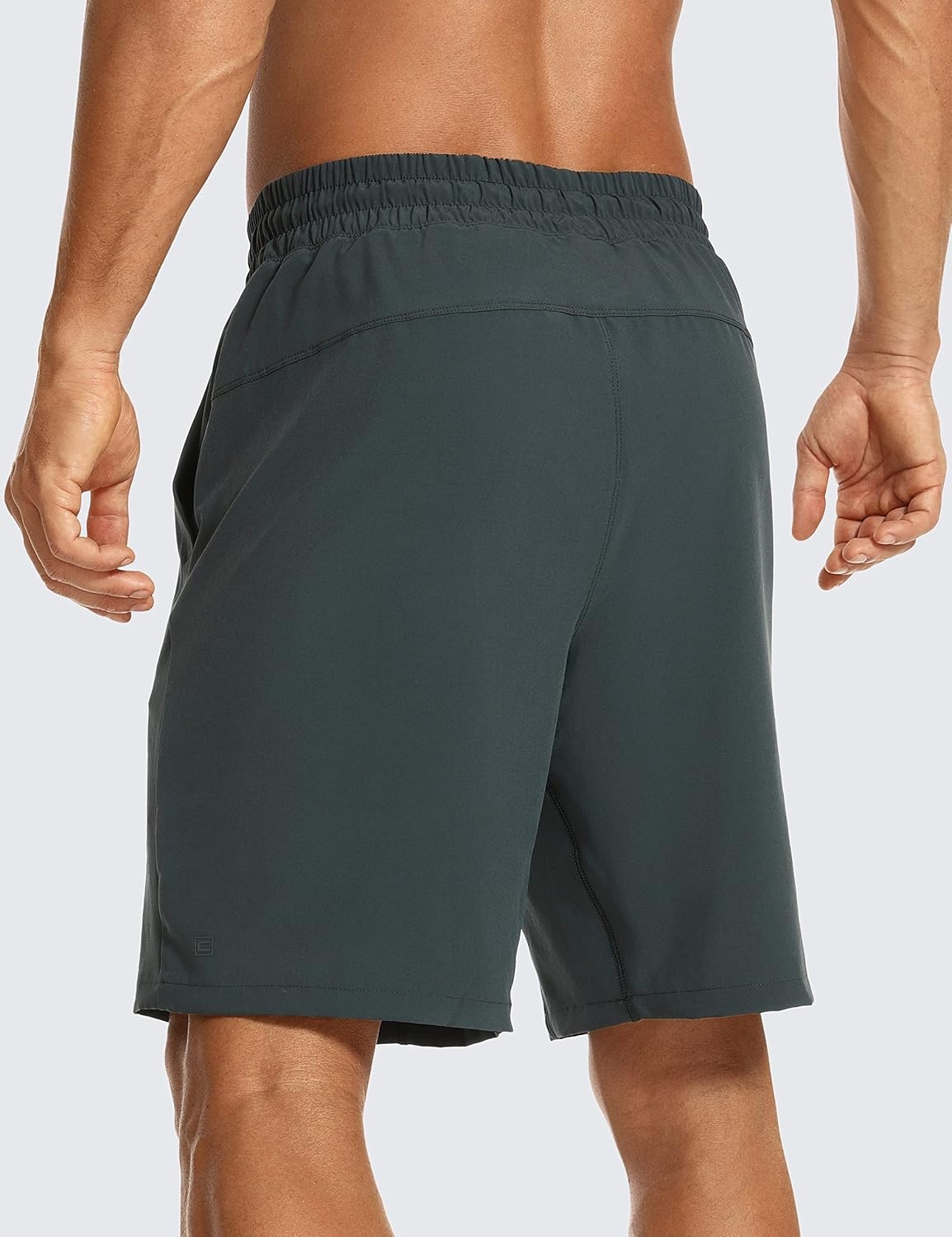 image:imageCRZ YOGA Mens 2 in 1 Running Shorts 9 Lined Quick Dry for Workout Gym Sports Basketball Athletic with PocketsMelanite
