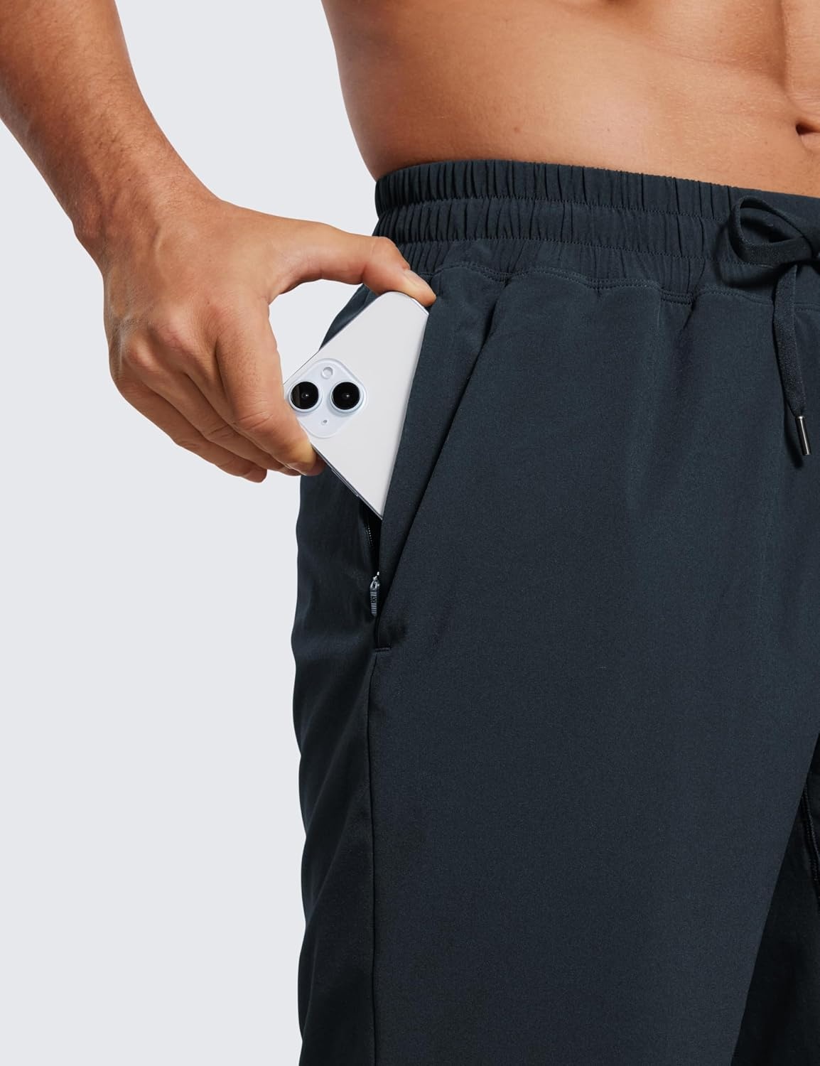 image:imageCRZ YOGA Mens 2 in 1 Running Shorts 9 Lined Quick Dry for Workout Gym Sports Basketball Athletic with PocketsTrue Navy