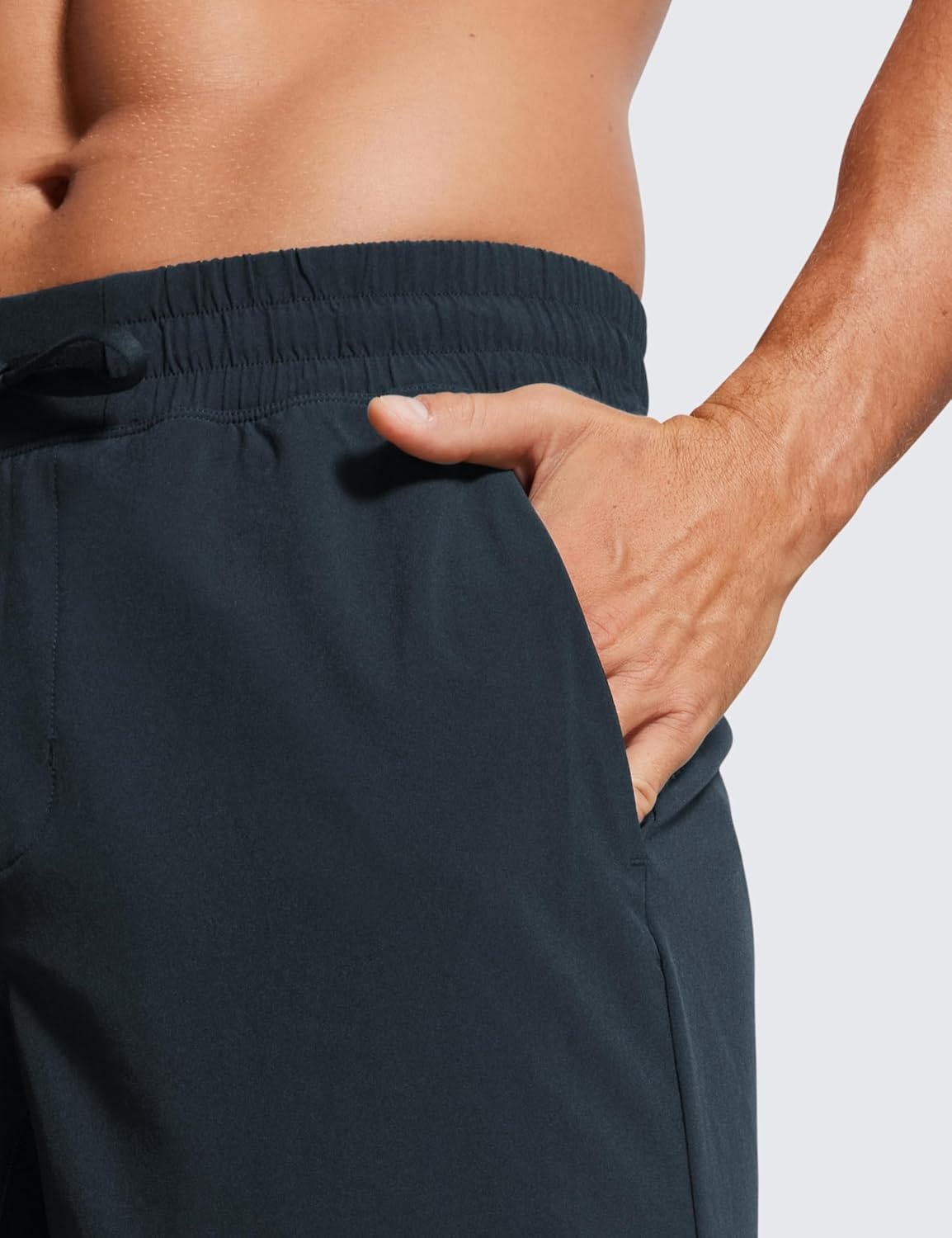 image:imageCRZ YOGA Mens 2 in 1 Running Shorts 9 Lined Quick Dry for Workout Gym Sports Basketball Athletic with PocketsTrue Navy