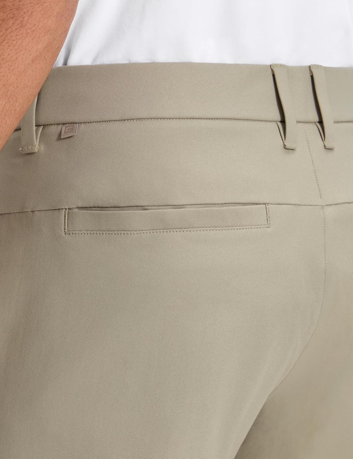 image:imageCRZ YOGA Mens All Day Comfy Golf Pants 2830323436 Quick Dry Lightweight Work Casual Trousers with PocketsOak