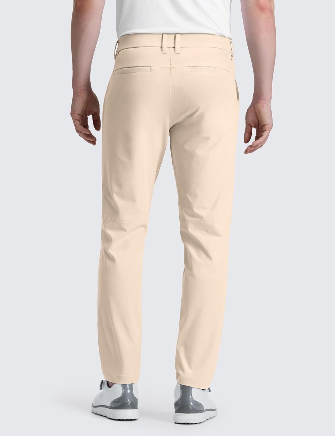 image:imageCRZ YOGA Mens All Day Comfy Golf Pants 2830323436 Quick Dry Lightweight Work Casual Trousers with PocketsRaw Linen