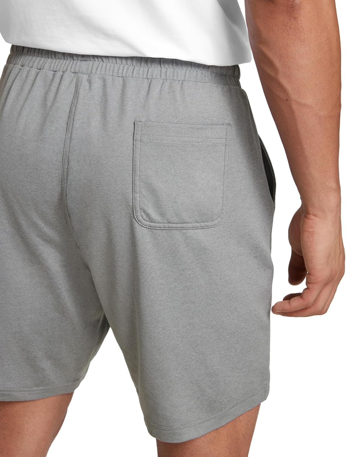 image:imageCRZ YOGA Mens Cloud Jersey Sweat Shorts 7 Lightweight Soft Breathable for Casual Workout Lounge with PocketsSterling