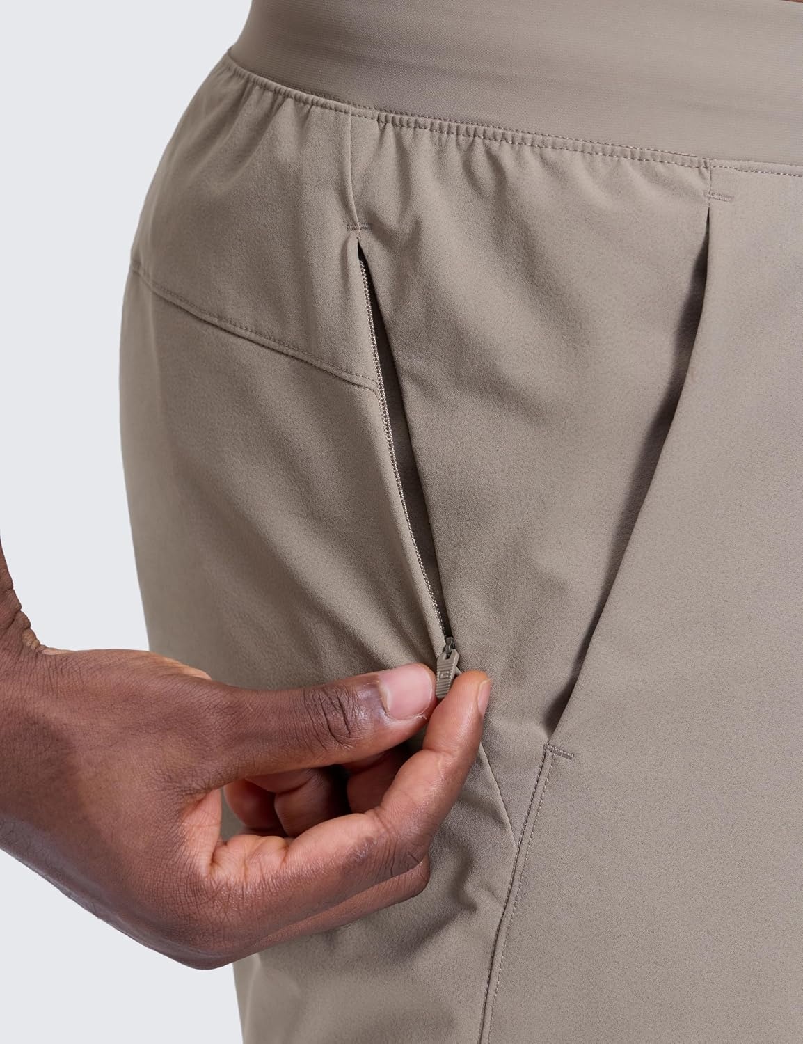 image:imageCRZ YOGA Mens Linerless Motion Shorts 7 Side Split Workout Daily Quick Dry for Gym Athletic Casual with PocketsCliff Ash