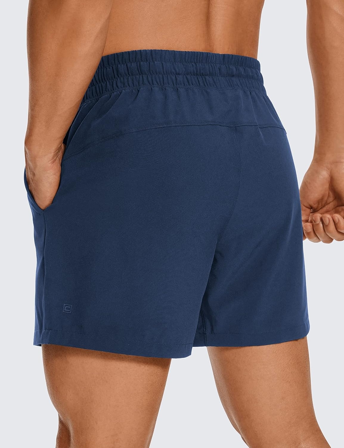 image:imageCRZ YOGA Mens Linerless Workout Shorts 5 Lightweight Quick Dry for Running Sports Athletic Gym with PocketsElectric Blue