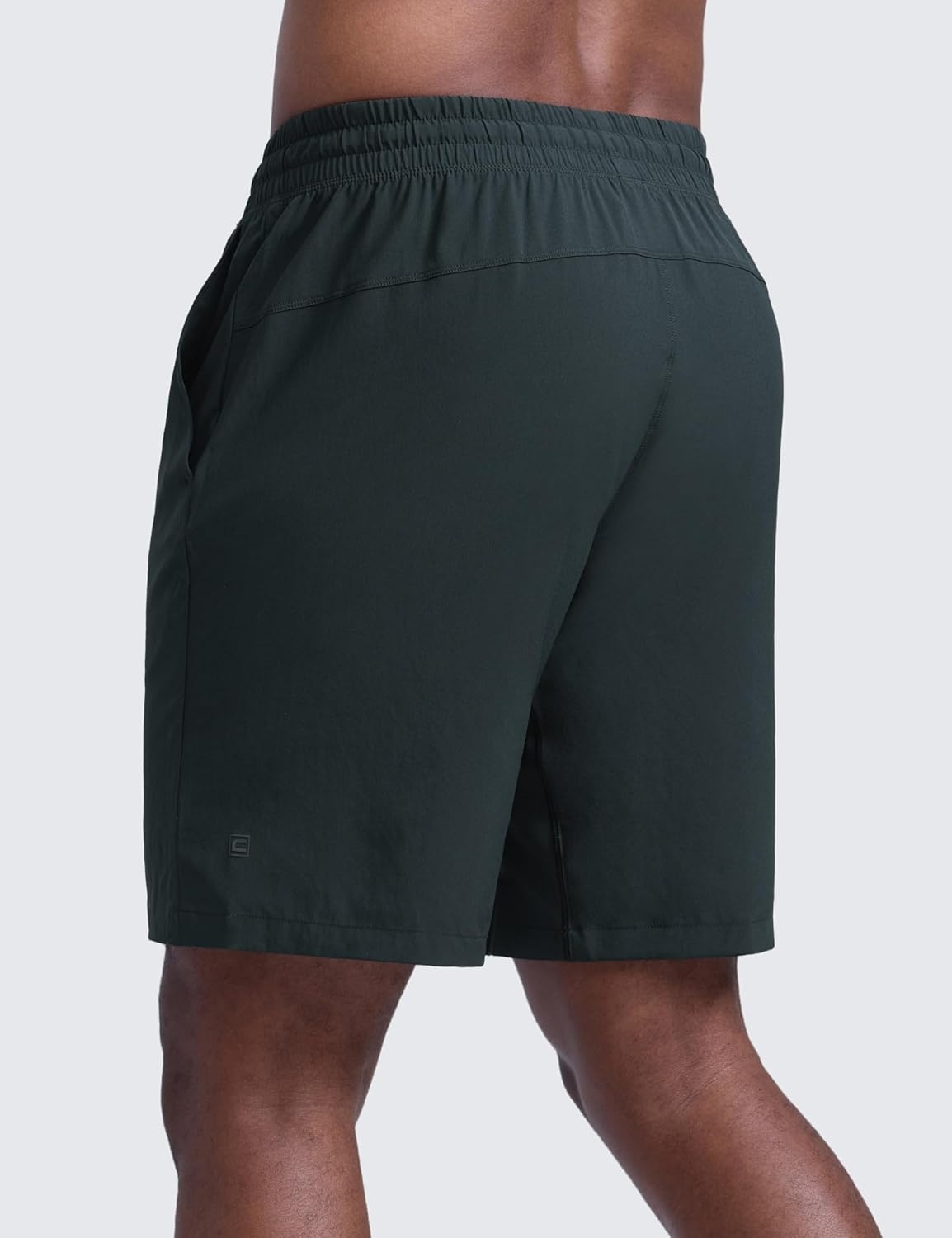 image:imageCRZ YOGA Mens Linerless Workout Shorts 9 Quick Dry for Running Sports Athletic Gym with PocketsMelanite