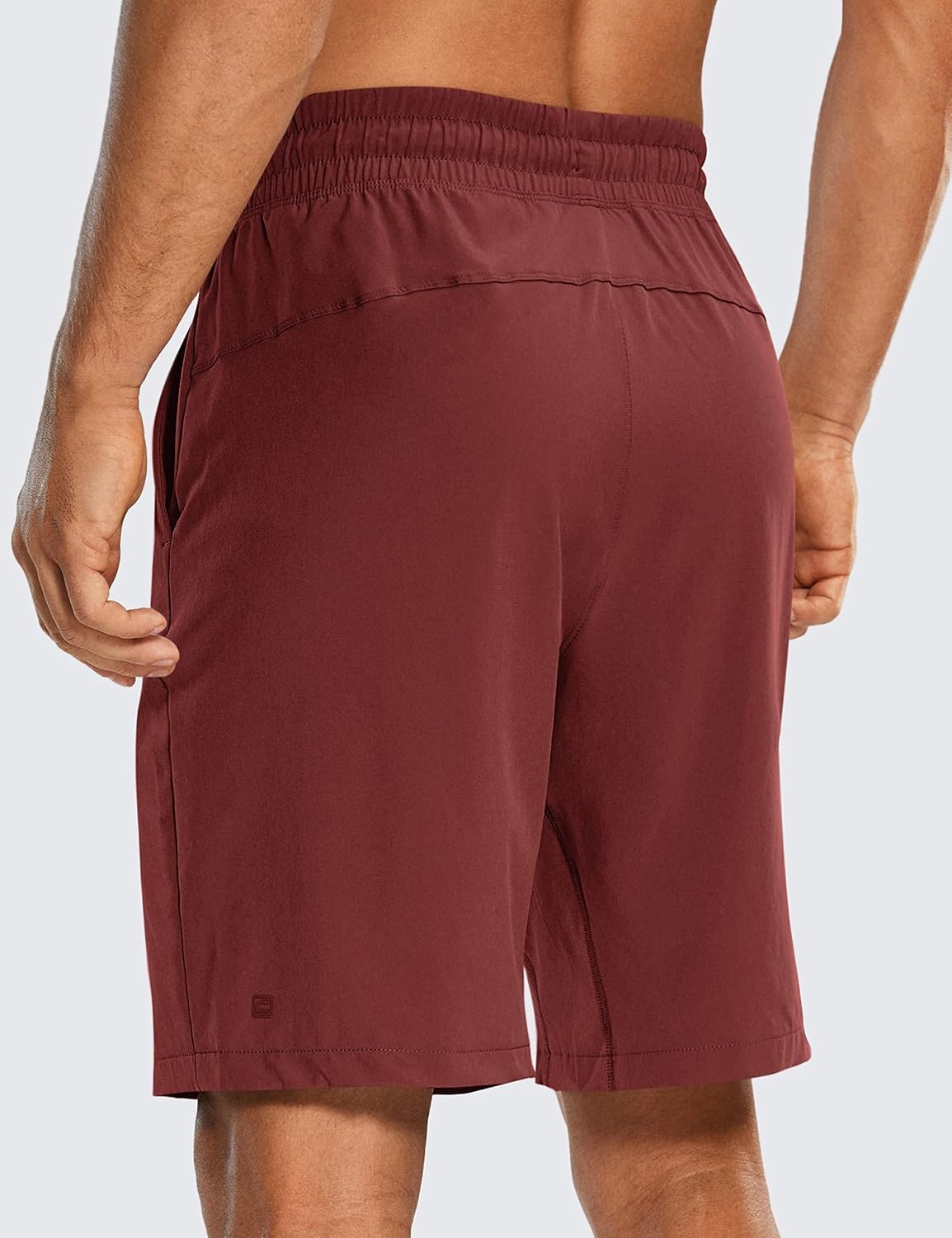 image:imageCRZ YOGA Mens Linerless Workout Shorts 9 Quick Dry for Running Sports Athletic Gym with PocketsSavannah