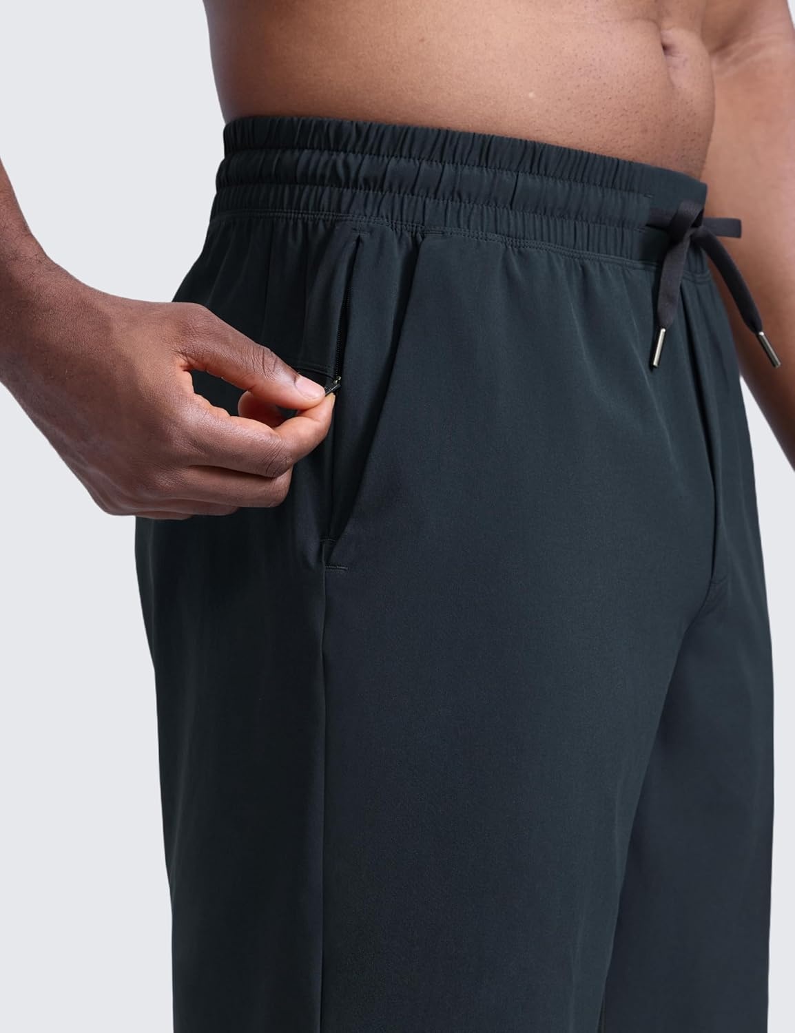 image:imageCRZ YOGA Mens Linerless Workout Shorts 9 Quick Dry for Running Sports Athletic Gym with PocketsTrue Navy