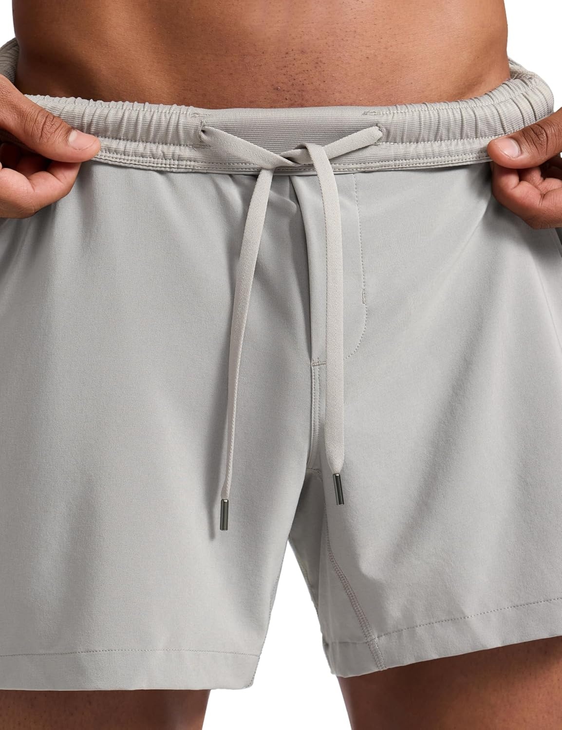 image:imageCRZ YOGA Mens Swim Trunks 57 Mesh Liner Quick Dry Beach Sports Casual Swimwear Shorts with PocketsDark Chrome