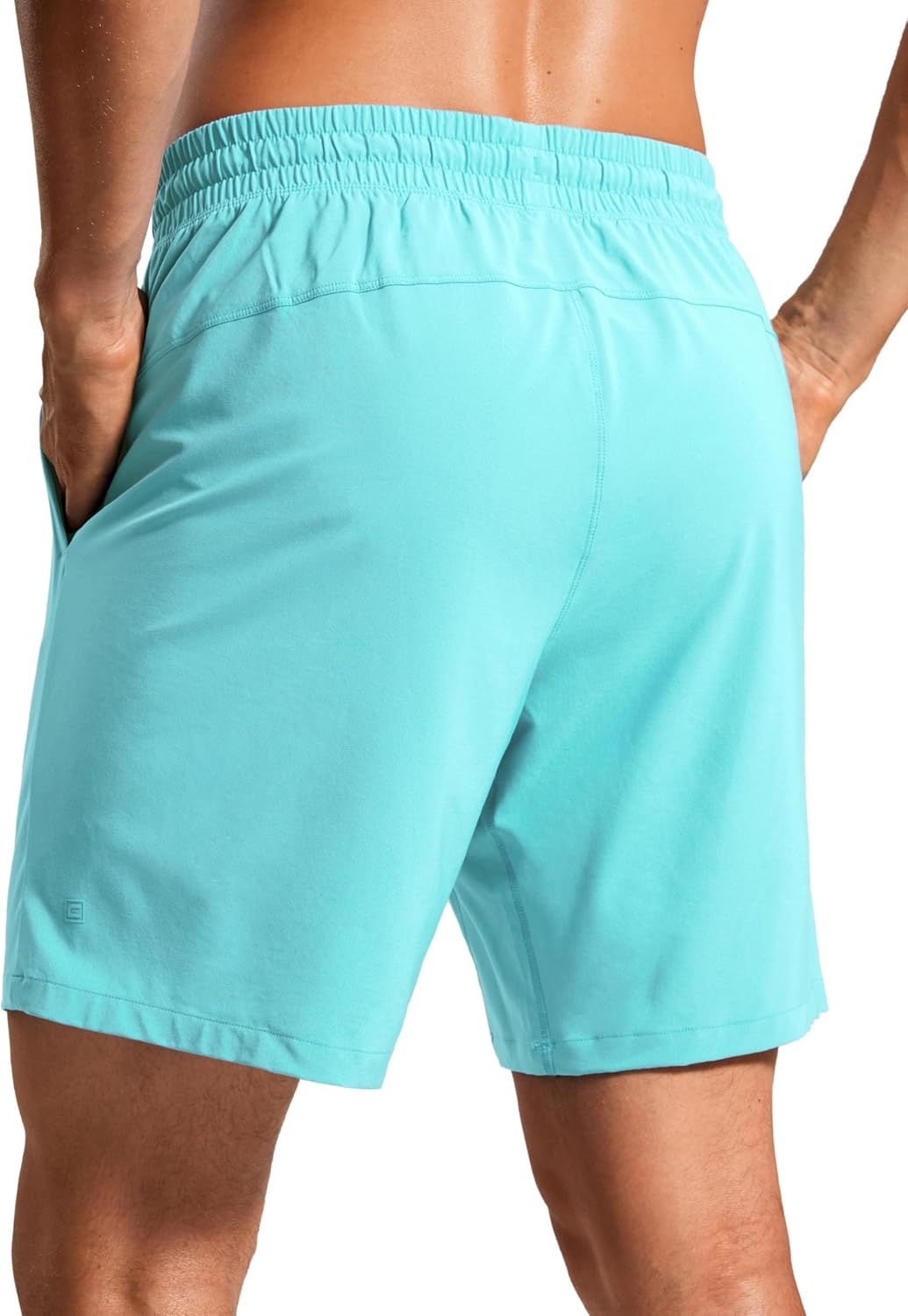 image:imageCRZ YOGA Mens Swim Trunks 57 Mesh Liner Quick Dry Beach Sports Casual Swimwear Shorts with PocketsTurquoise