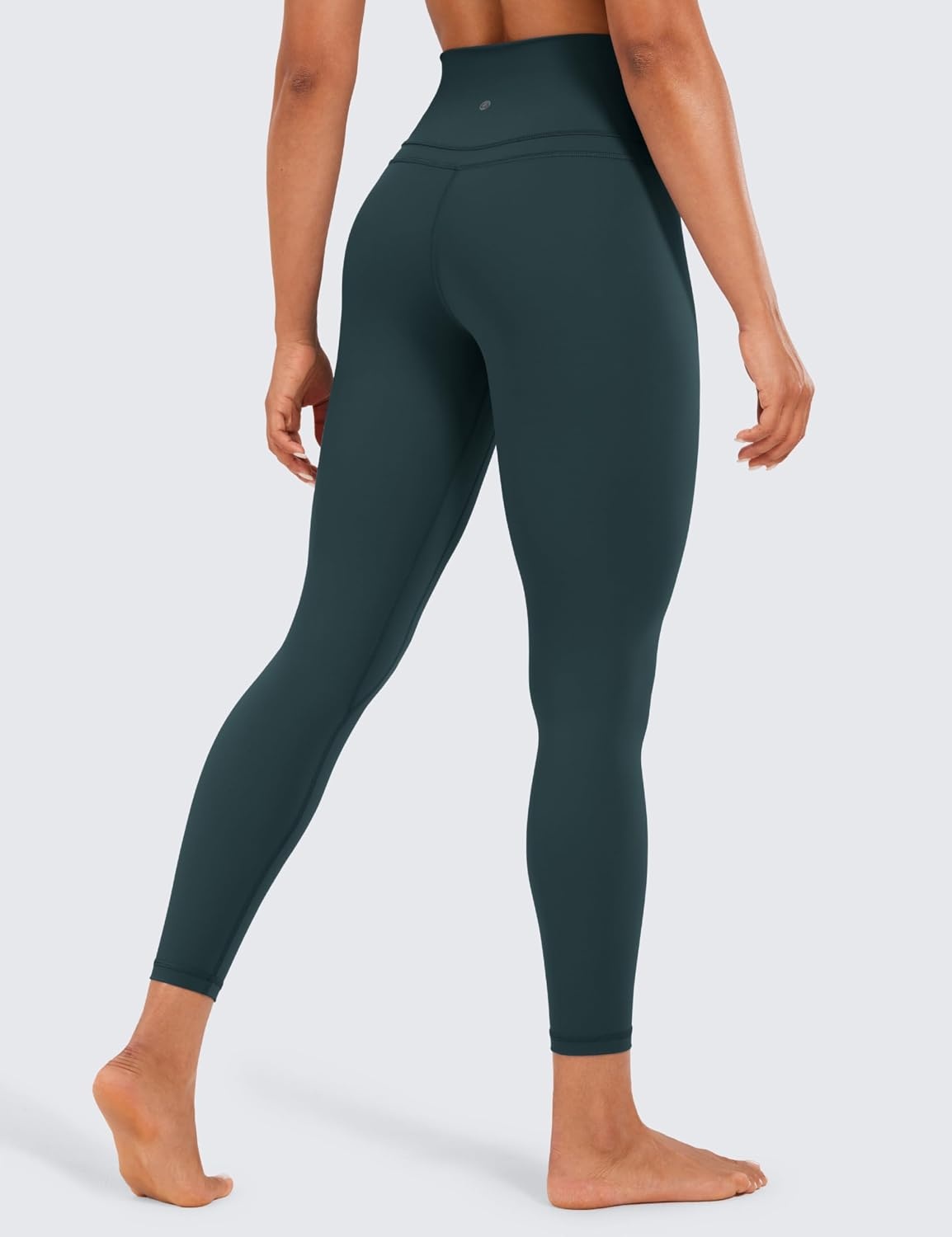 image:imageCRZ YOGA Naked Feeling Workout Leggings 25 High Waist Yoga Training Tight Womens PantsForest Dark Green