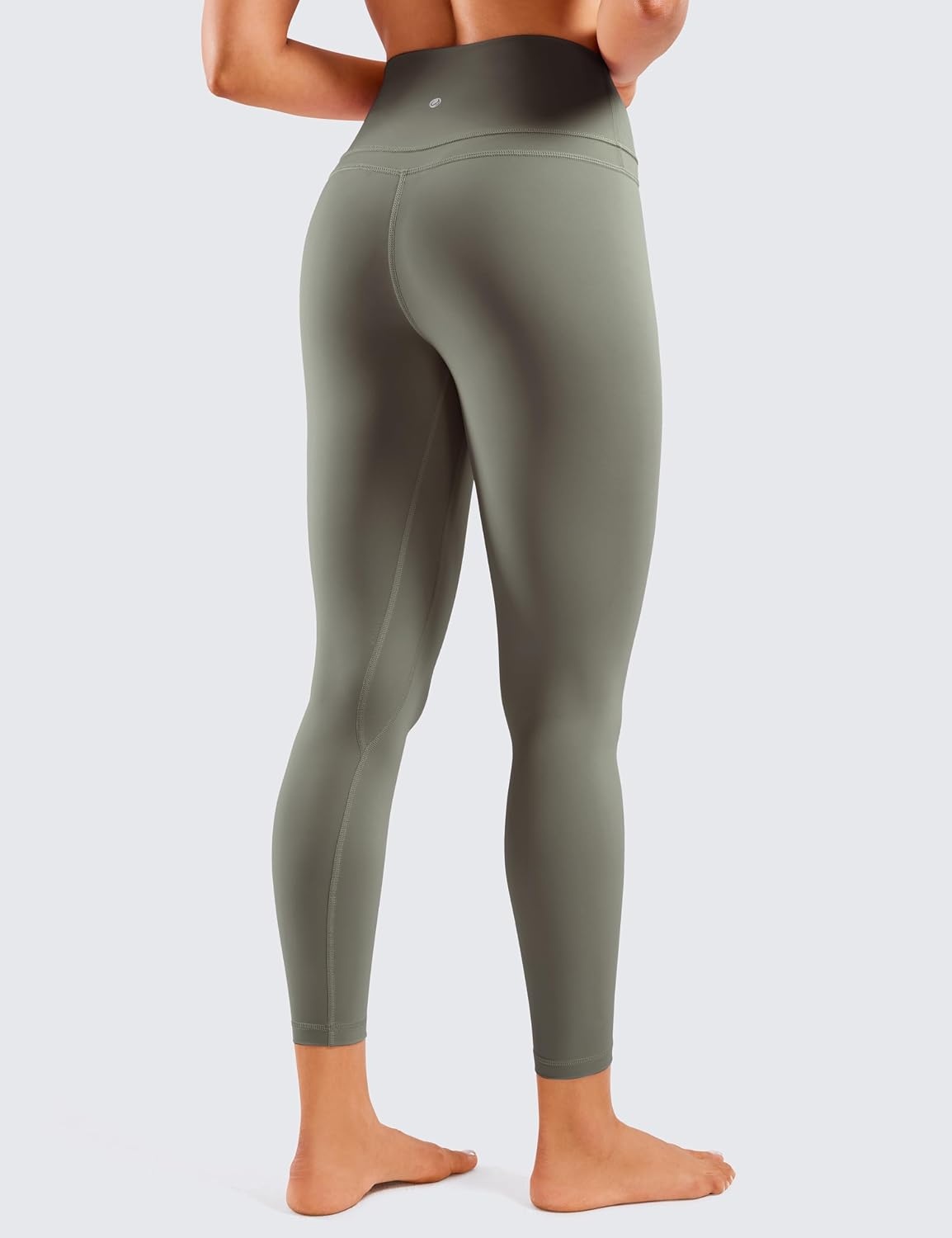 image:imageCRZ YOGA Naked Feeling Workout Leggings 25 High Waist Yoga Training Tight Womens PantsLight Army Green