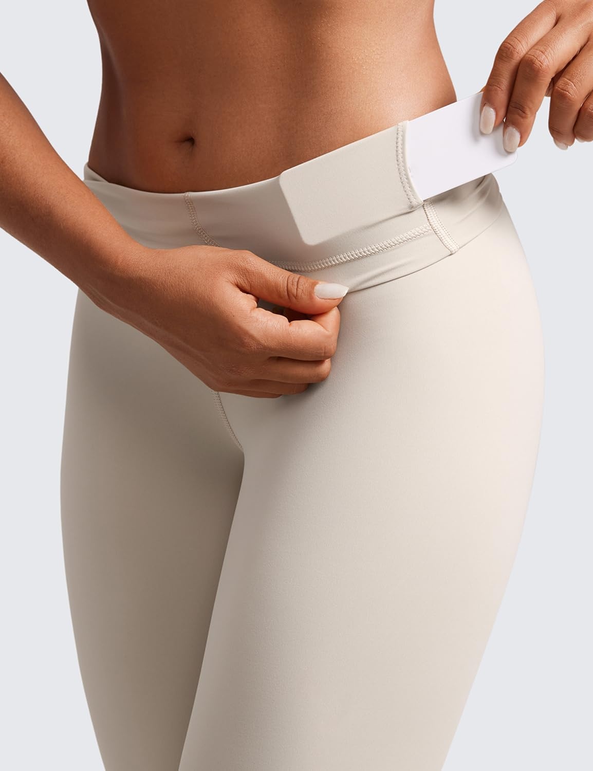 image:imageCRZ YOGA Naked Feeling Workout Leggings 25 High Waist Yoga Training Tight Womens PantsMojave Tan