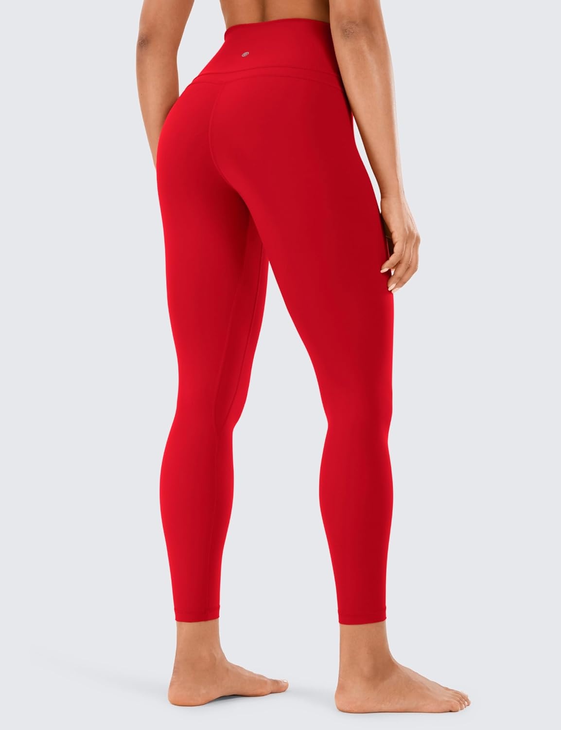 image:imageCRZ YOGA Naked Feeling Workout Leggings 25 High Waist Yoga Training Tight Womens PantsRed Chili