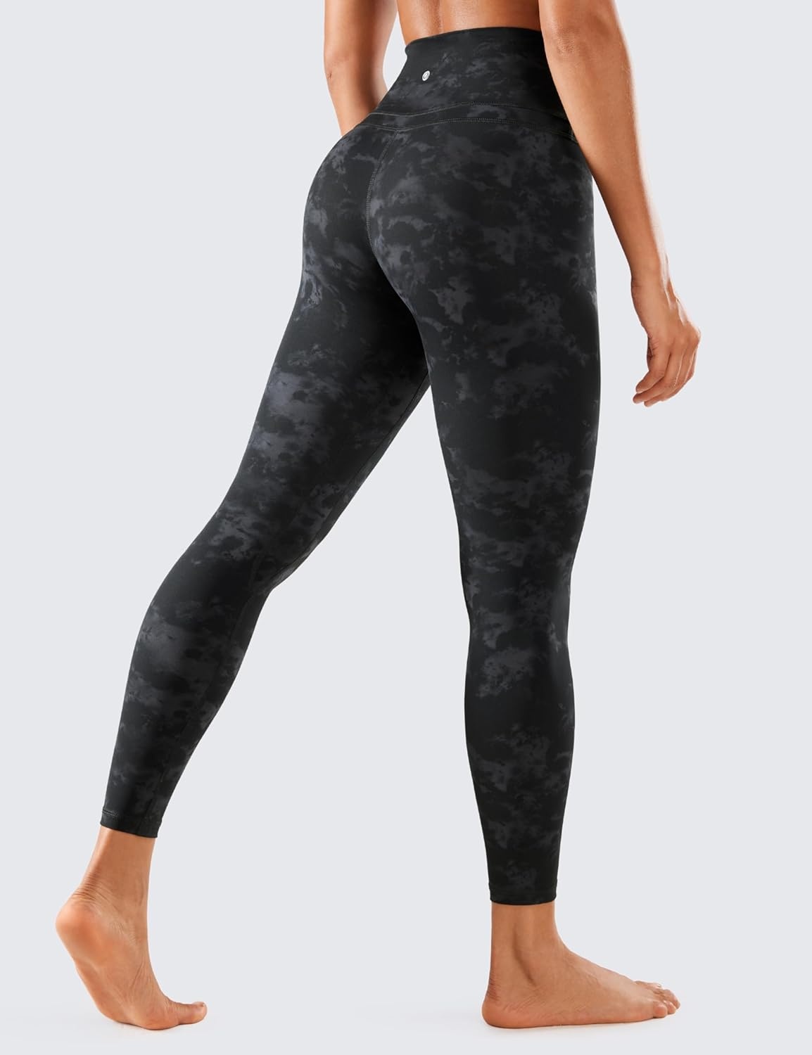 image:imageCRZ YOGA Naked Feeling Workout Leggings 25 High Waist Yoga Training Tight Womens PantsTie Dye Smoke Ink
