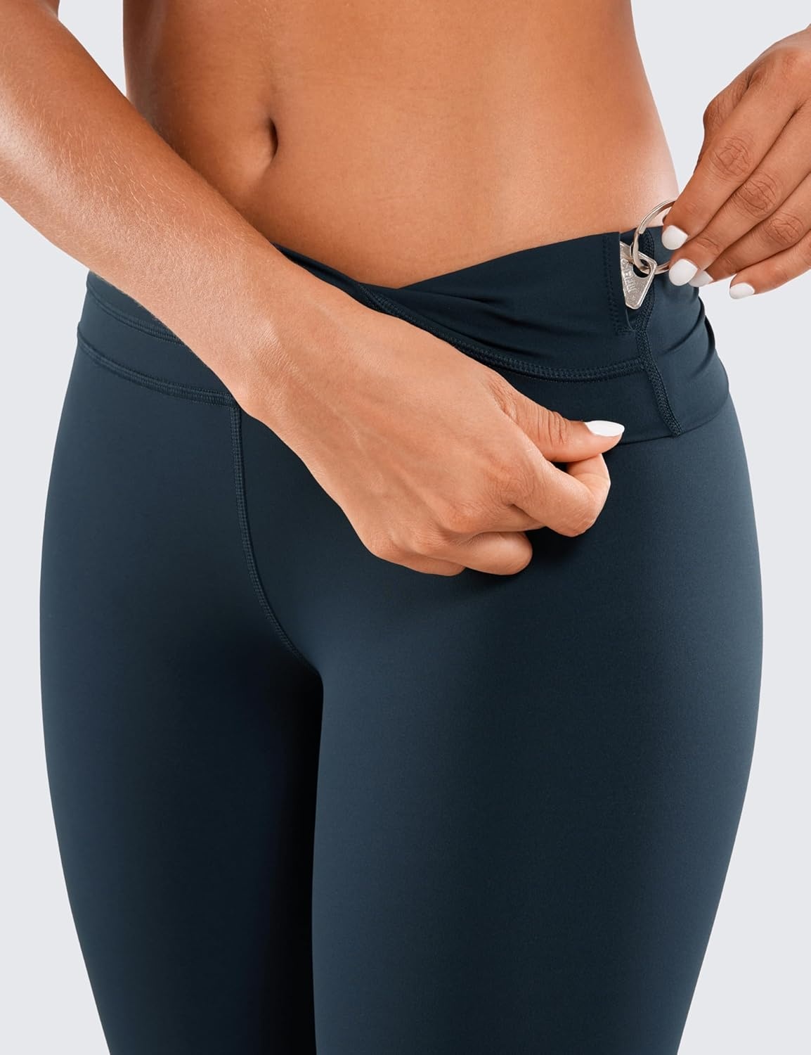 image:imageCRZ YOGA Naked Feeling Workout Leggings 25 High Waist Yoga Training Tight Womens PantsTrue Navy