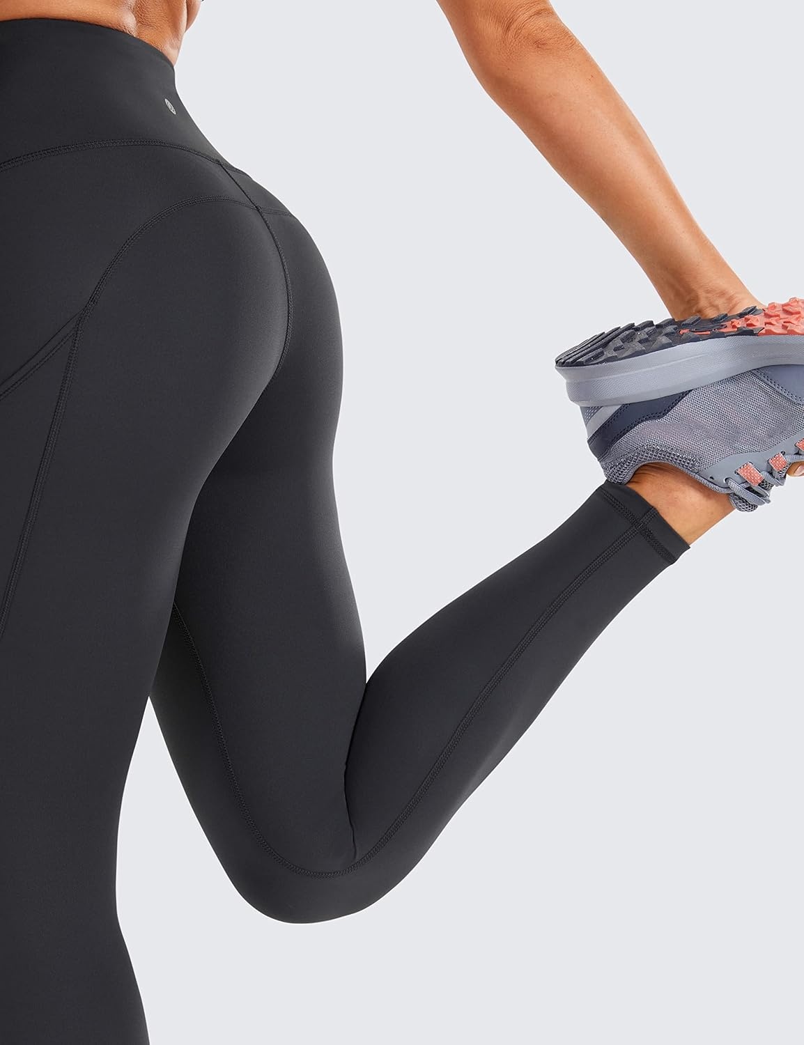 image:imageCRZ YOGA Naked Feeling Workout Leggings Pockets 25 High Waisted Womens Yoga Pants Running TightsInk Gray