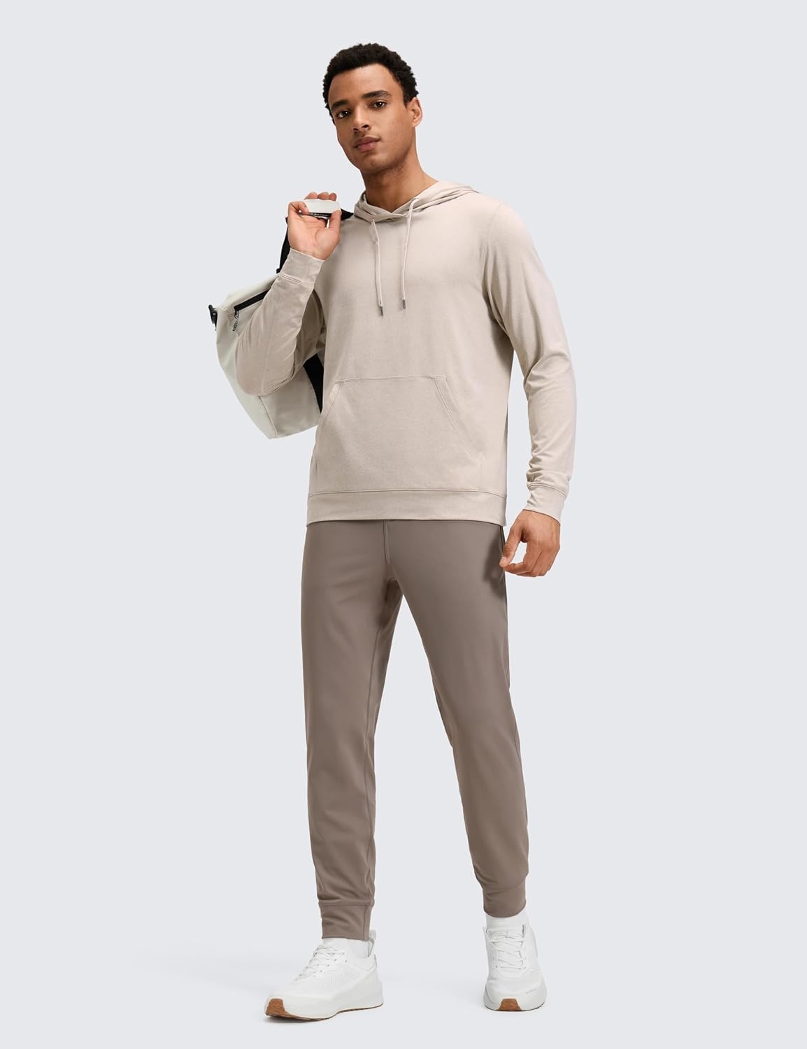 image:imageCRZ YOGA Performance Joggers for Men 29 Breathable SweatWicking Workout Athletic Casual Pants with PocketsCliff Ash
