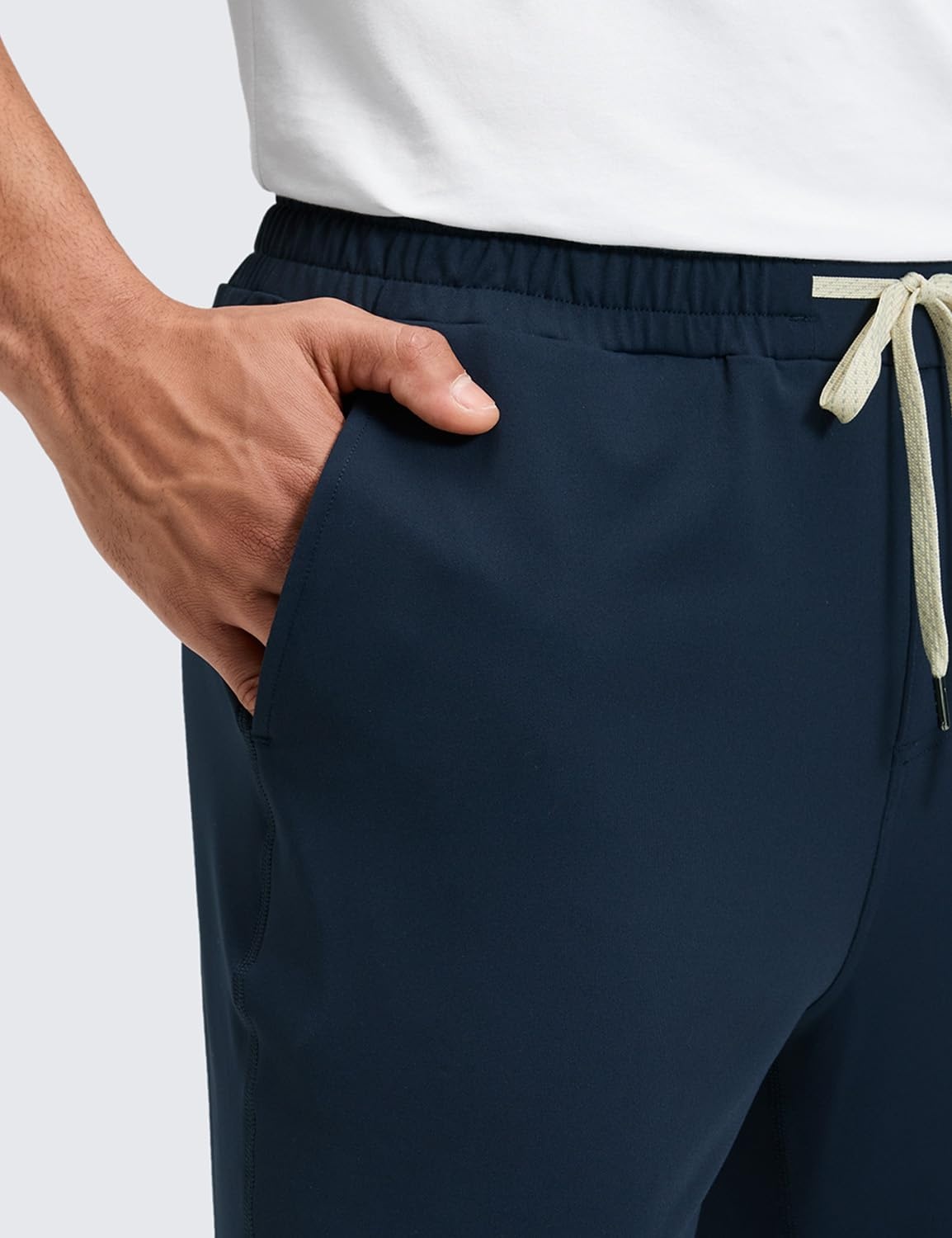 image:imageCRZ YOGA Performance Joggers for Men 29 Breathable SweatWicking Workout Athletic Casual Pants with PocketsInk Blue
