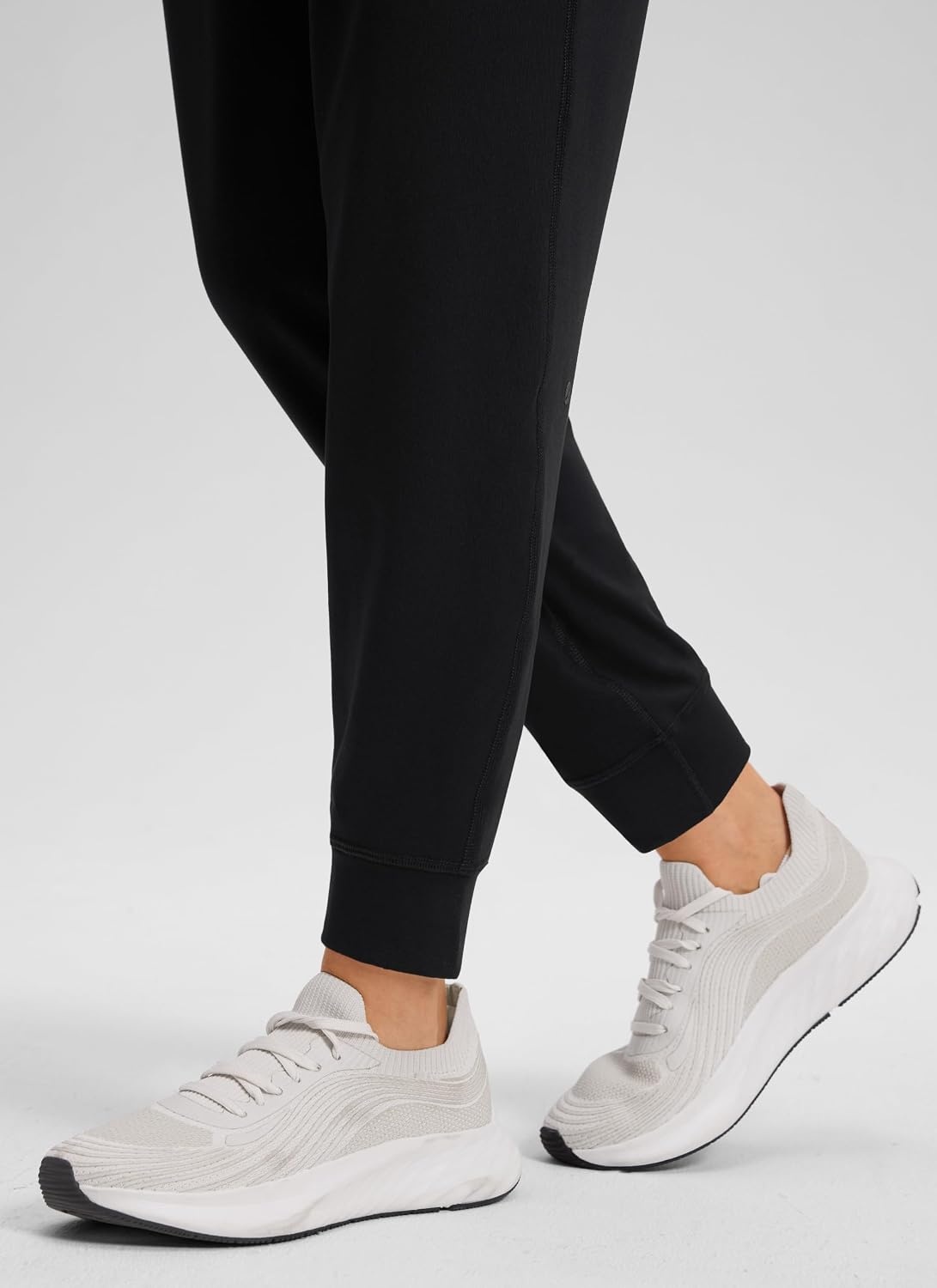 image:imageCRZ YOGA Performance Workout Joggers for Women 275 Tapered Running Casual Athletic Pants with PocketsBlack