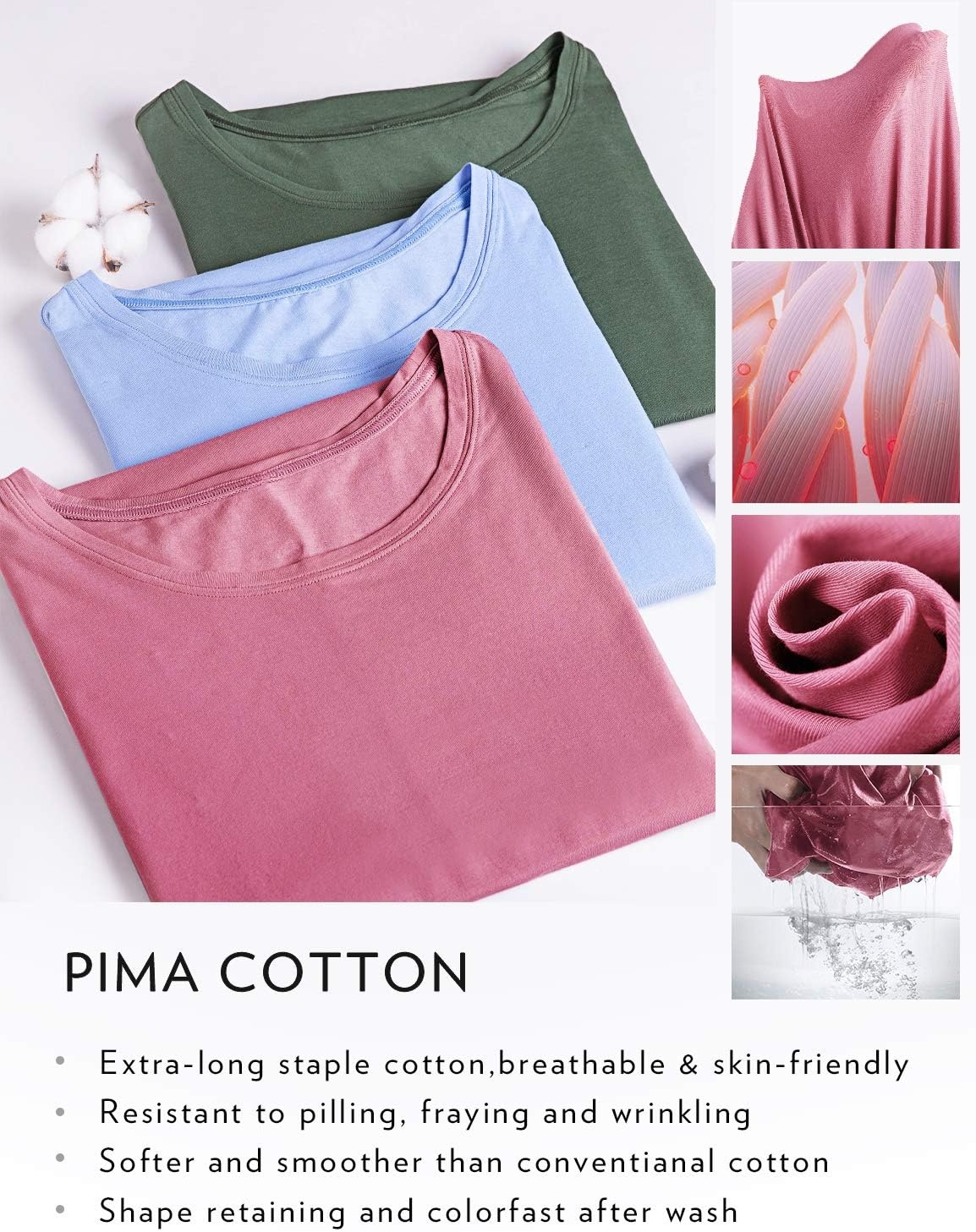 image:imageCRZ YOGA Pima Cotton Loose Crop TShirts for Women Workout Yoga Casual Athletic Running Short Sleeve Shirts Crewneck TopsMisty Merlot