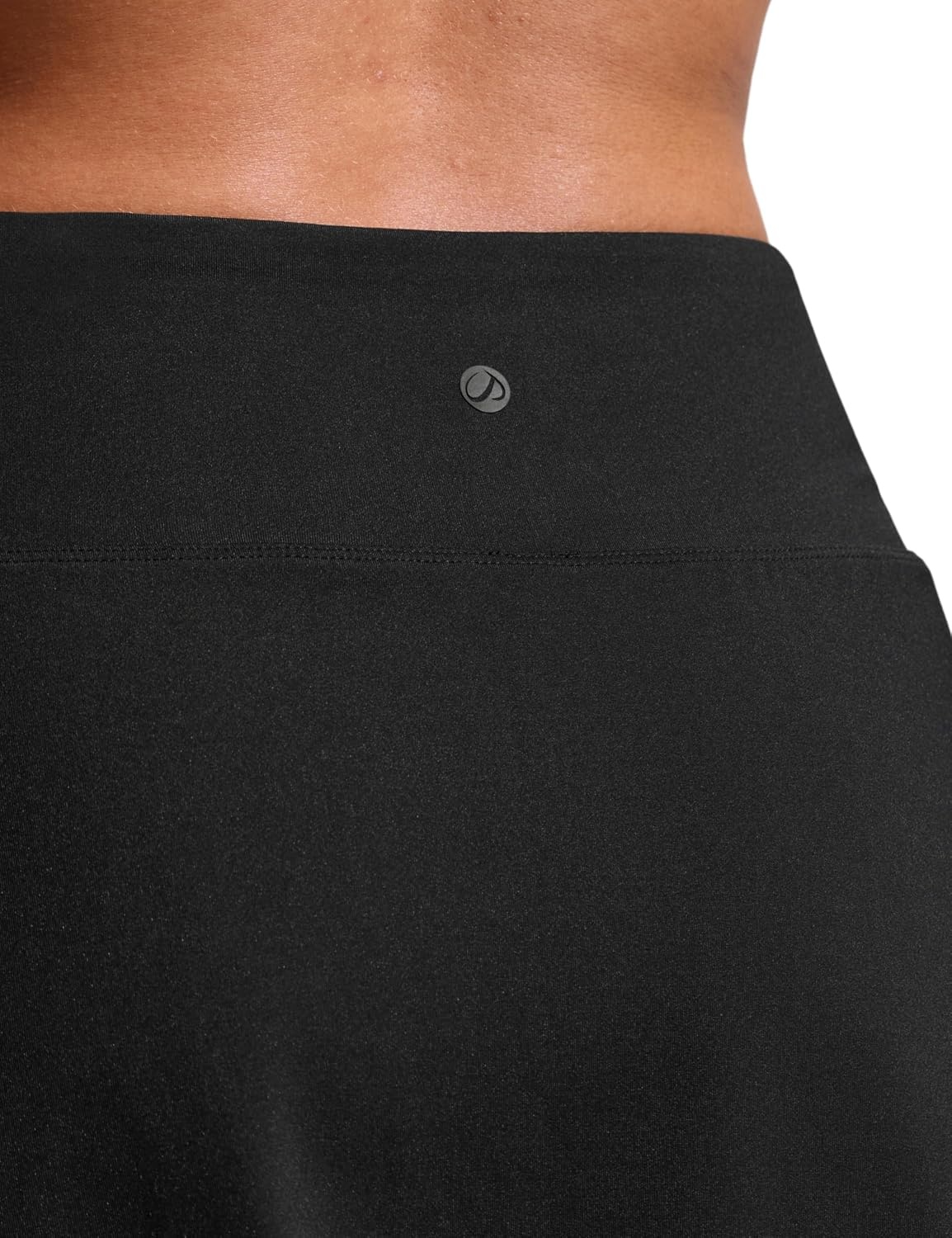image:imageCRZ YOGA Ruffle Swim Skirt for Women High Waisted Tummy Control Bathing Suit Bikini Bottoms SkortsBlack