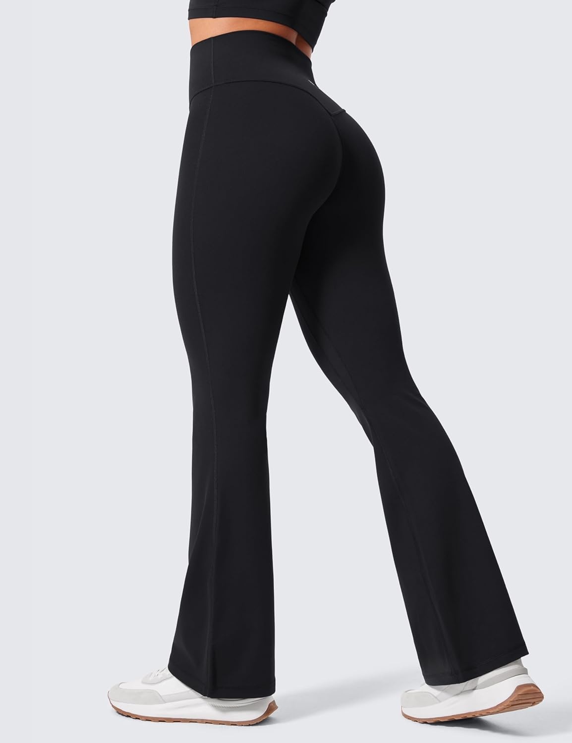 image:imageCRZ YOGA Secretsculpt Butterlift Flare Leggings 31 No Front Seam High Waist Bootcut Yoga Pants Booty Scrunch ButtBlack