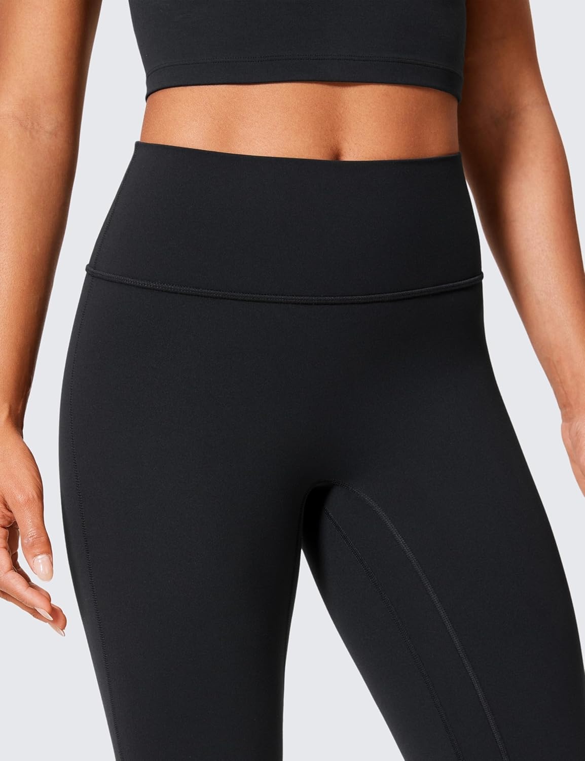 image:imageCRZ YOGA Secretsculpt Butterlift Flare Leggings 31 No Front Seam High Waist Bootcut Yoga Pants Booty Scrunch ButtBlack