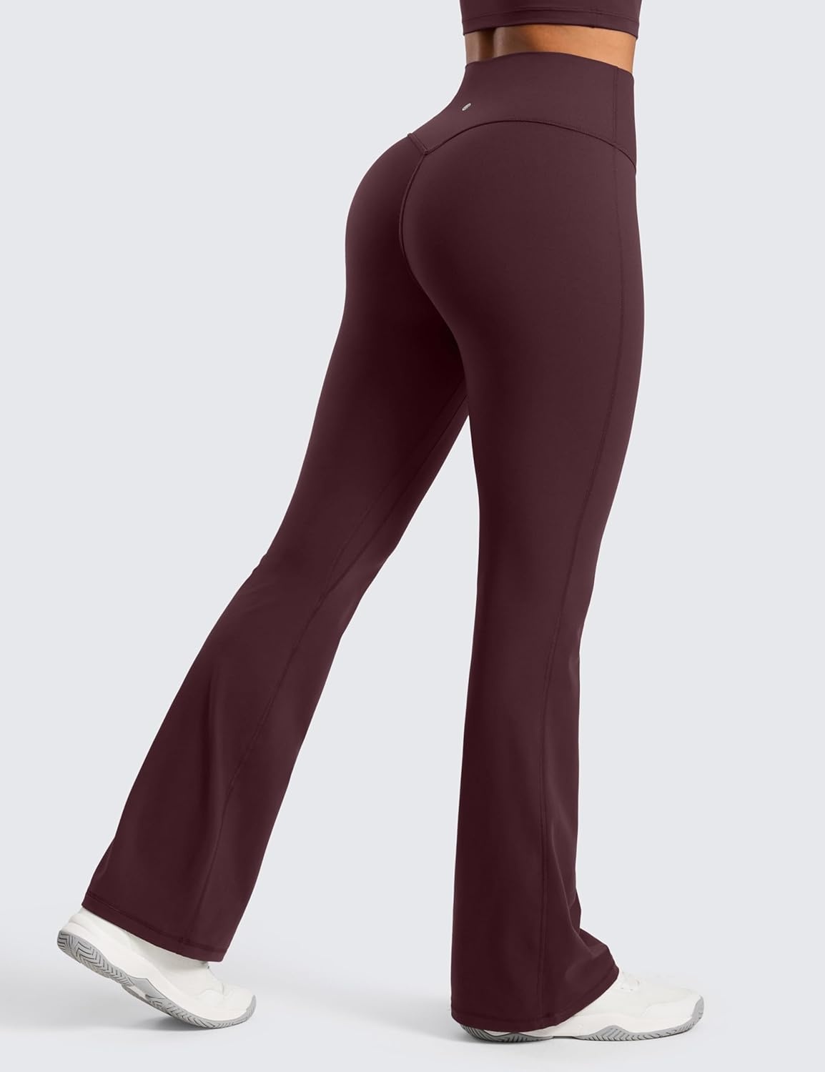 image:imageCRZ YOGA Secretsculpt Butterlift Flare Leggings 31 No Front Seam High Waist Bootcut Yoga Pants Booty Scrunch ButtRipe Plum