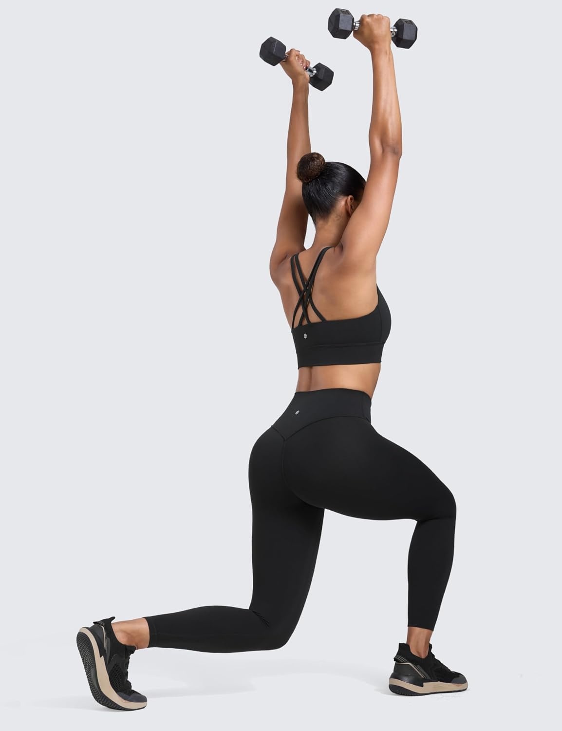 image:imageCRZ YOGA Secretsculpt Butterlift Workout Leggings 25 No Front Seam High Waisted Womens Yoga Pants Booty Scrunch ButtBlack