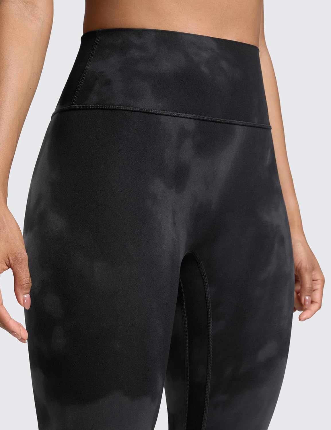 image:imageCRZ YOGA Secretsculpt Butterlift Workout Leggings 25 No Front Seam High Waisted Womens Yoga Pants Booty Scrunch ButtBlack Tie Dye Flowers