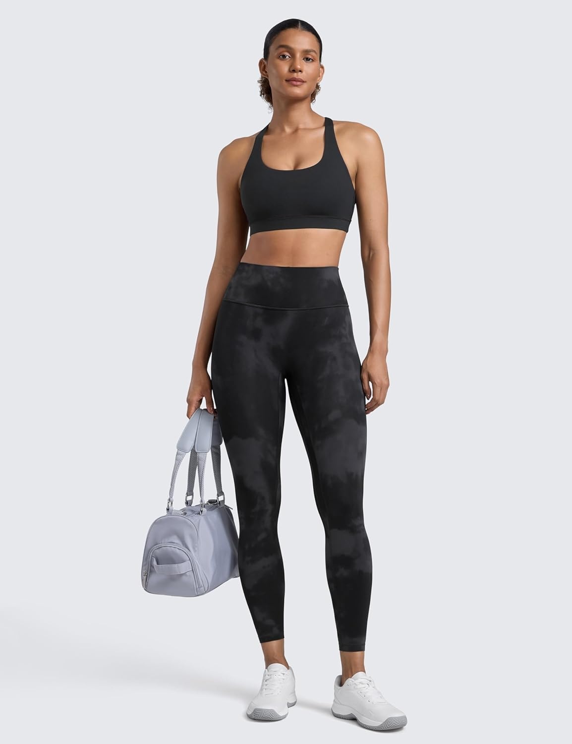 image:imageCRZ YOGA Secretsculpt Butterlift Workout Leggings 25 No Front Seam High Waisted Womens Yoga Pants Booty Scrunch ButtBlack Tie Dye Flowers