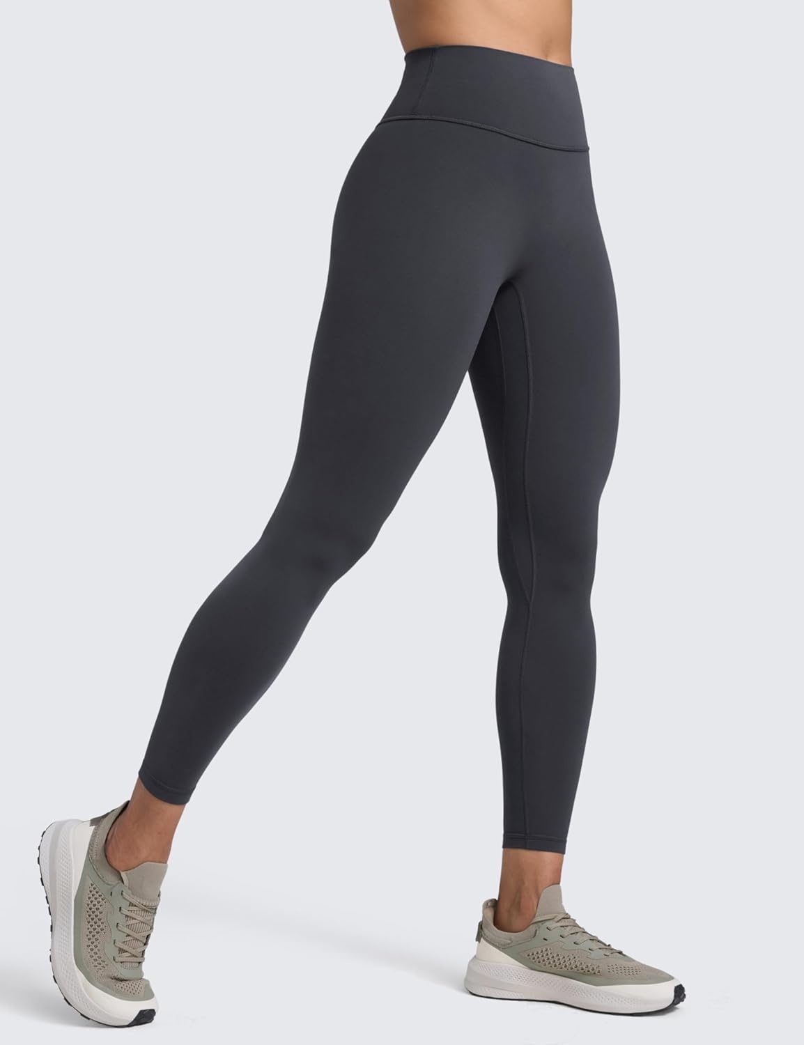 image:imageCRZ YOGA Secretsculpt Butterlift Workout Leggings 25 No Front Seam High Waisted Womens Yoga Pants Booty Scrunch ButtGraphite Grey