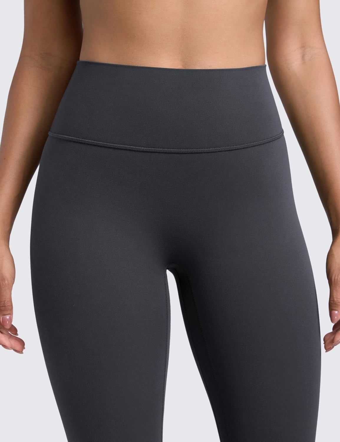 image:imageCRZ YOGA Secretsculpt Butterlift Workout Leggings 25 No Front Seam High Waisted Womens Yoga Pants Booty Scrunch ButtGraphite Grey