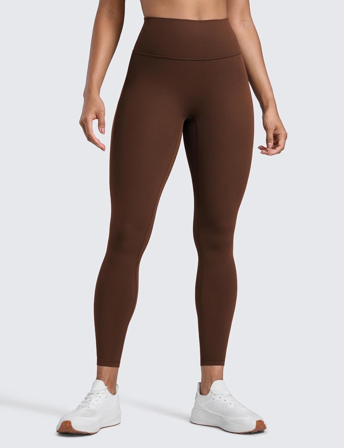image:imageCRZ YOGA Secretsculpt Butterlift Workout Leggings 25 No Front Seam High Waisted Womens Yoga Pants Booty Scrunch ButtLava Brown