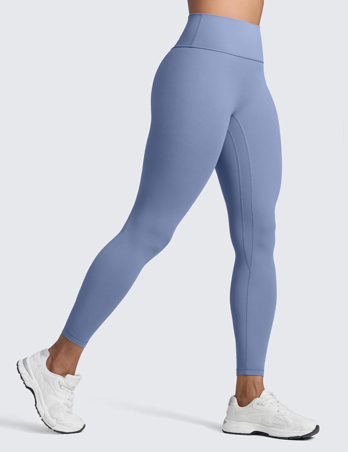 image:imageCRZ YOGA Secretsculpt Butterlift Workout Leggings 25 No Front Seam High Waisted Womens Yoga Pants Booty Scrunch ButtOasis Blue