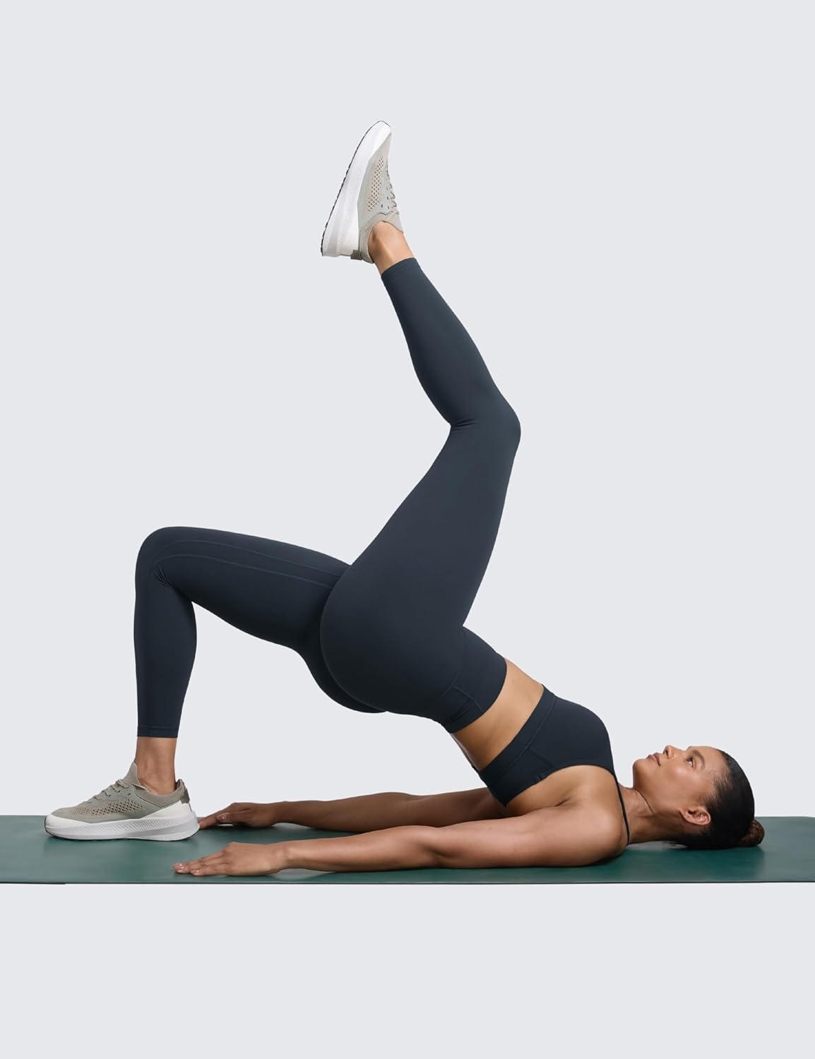 image:imageCRZ YOGA Secretsculpt Butterlift Workout Leggings 25 No Front Seam High Waisted Womens Yoga Pants Booty Scrunch ButtTrue Navy