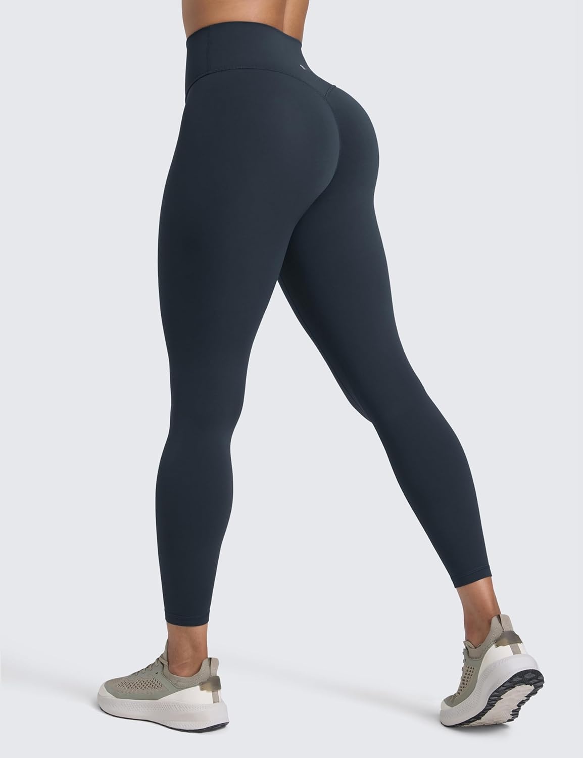 image:imageCRZ YOGA Secretsculpt Butterlift Workout Leggings 25 No Front Seam High Waisted Womens Yoga Pants Booty Scrunch ButtTrue Navy