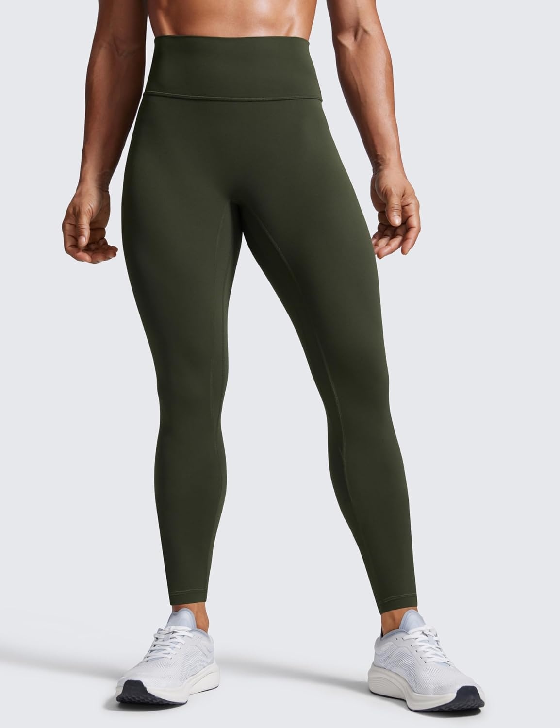 image:imageCRZ YOGA Secretsculpt Butterlift Workout Leggings 28 No Front Seam High Waisted Womens Yoga Pants Booty Scrunch ButtOlive Green
