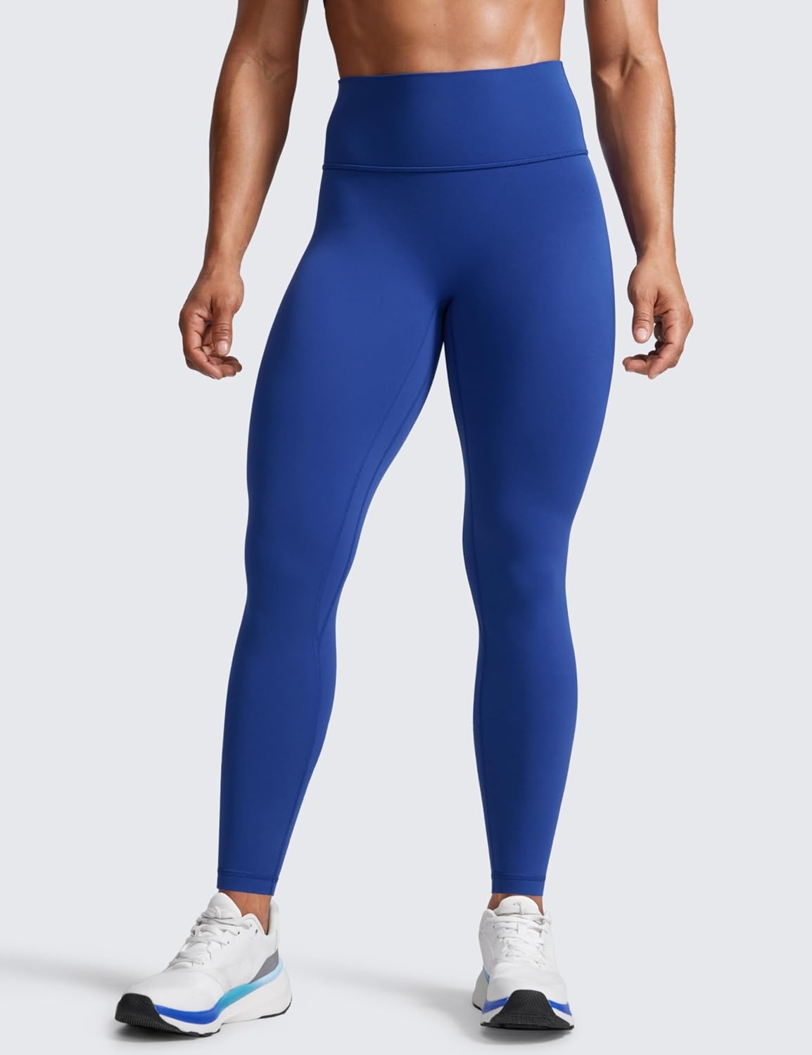 image:imageCRZ YOGA Secretsculpt Butterlift Workout Leggings 28 No Front Seam High Waisted Womens Yoga Pants Booty Scrunch ButtWaves Blue