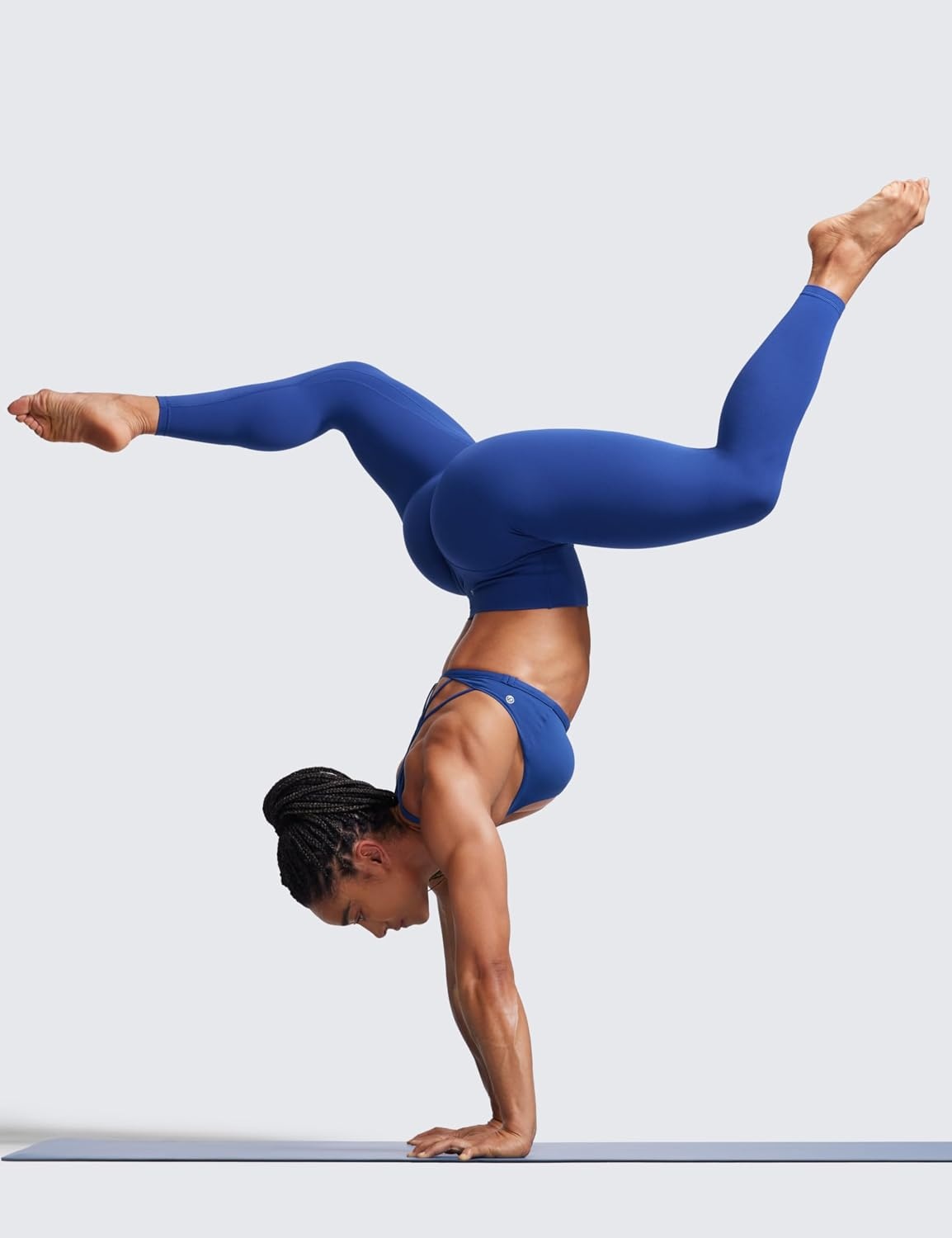 image:imageCRZ YOGA Secretsculpt Butterlift Workout Leggings 28 No Front Seam High Waisted Womens Yoga Pants Booty Scrunch ButtWaves Blue